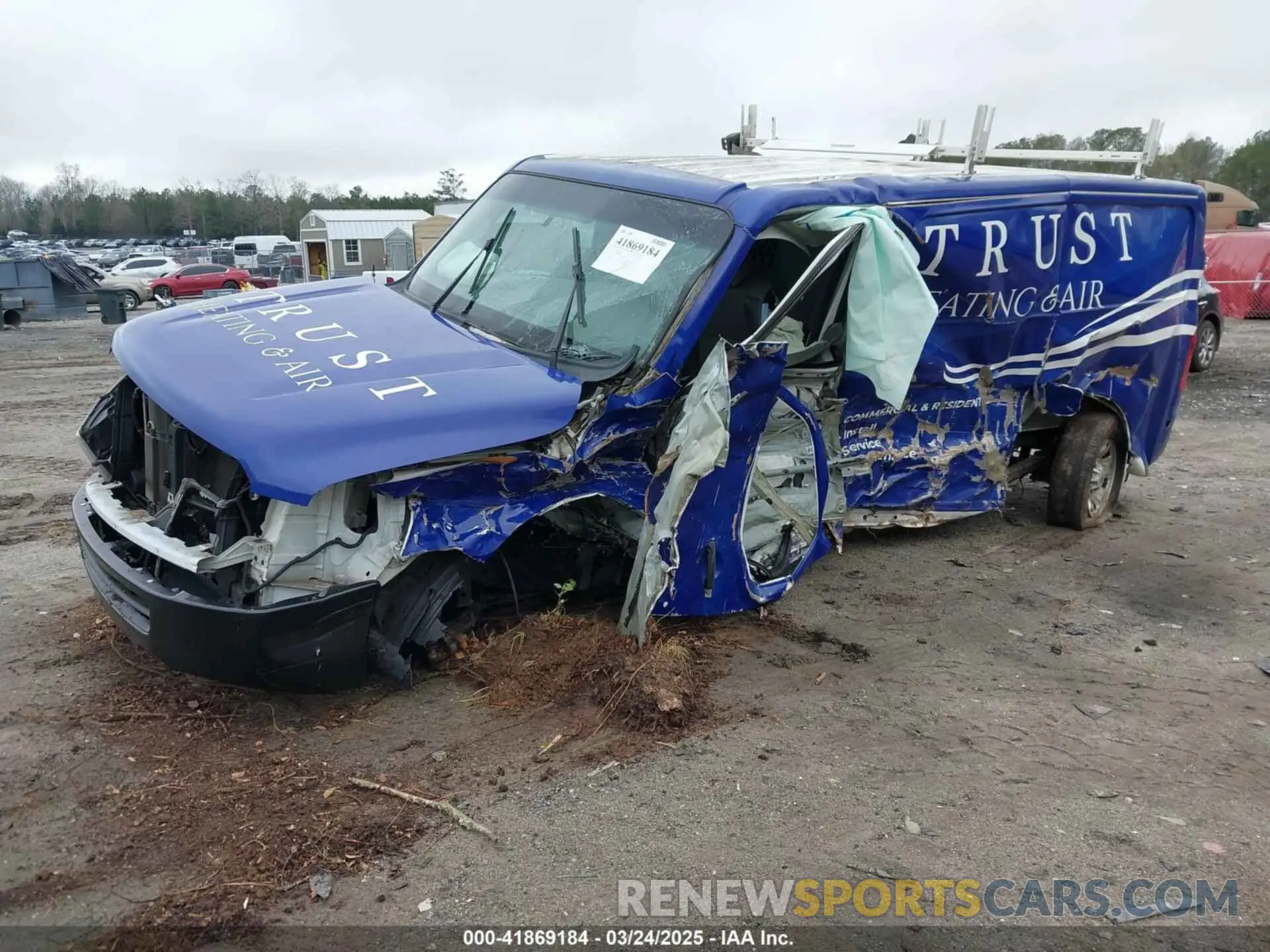 2 Photograph of a damaged car 1N6BF0KY8LN802178 NISSAN NV CARGO NV2500 HD 2020