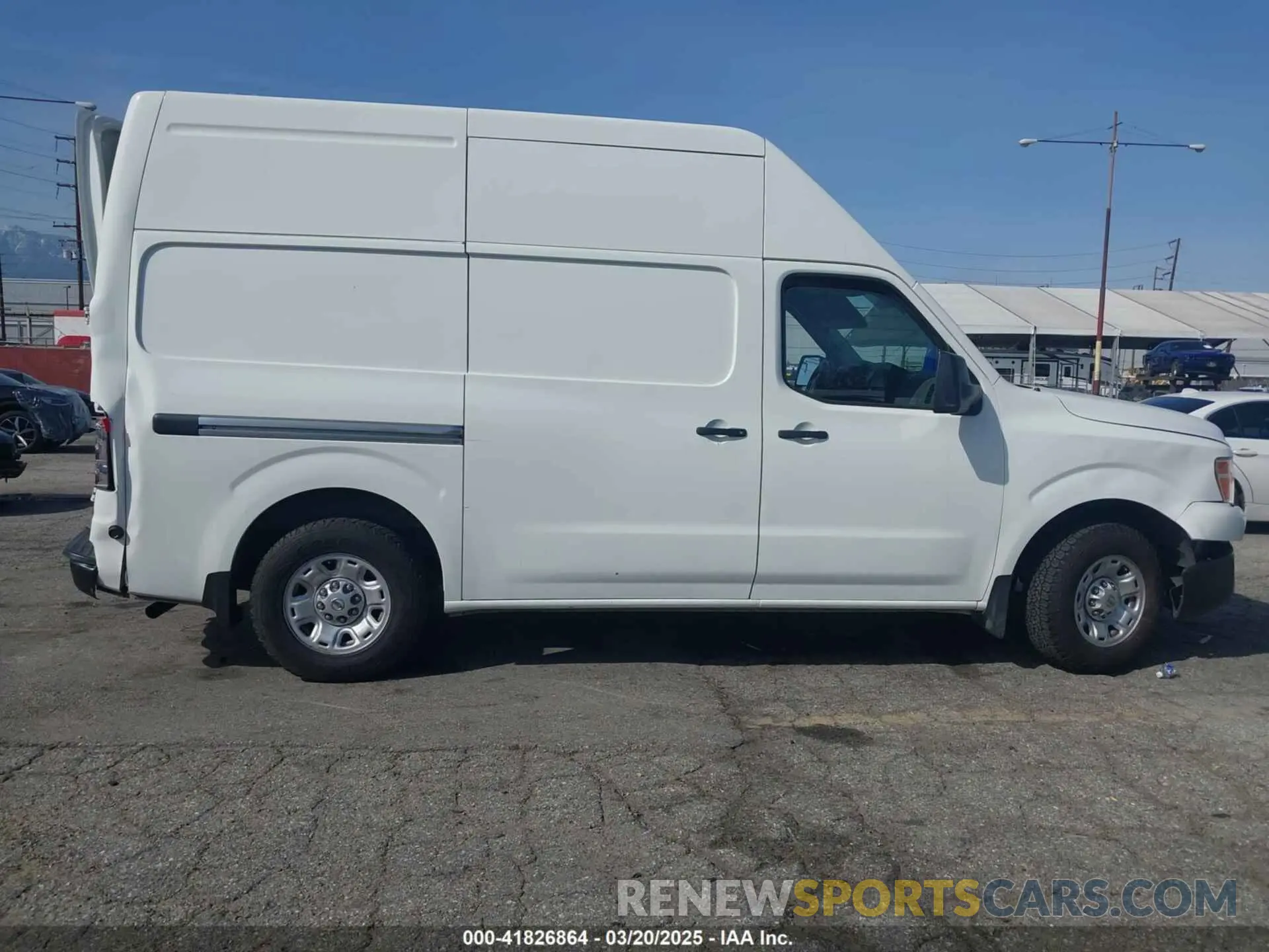 13 Photograph of a damaged car 1N6BF0LY3LN811787 NISSAN NV CARGO NV2500 HD 2020