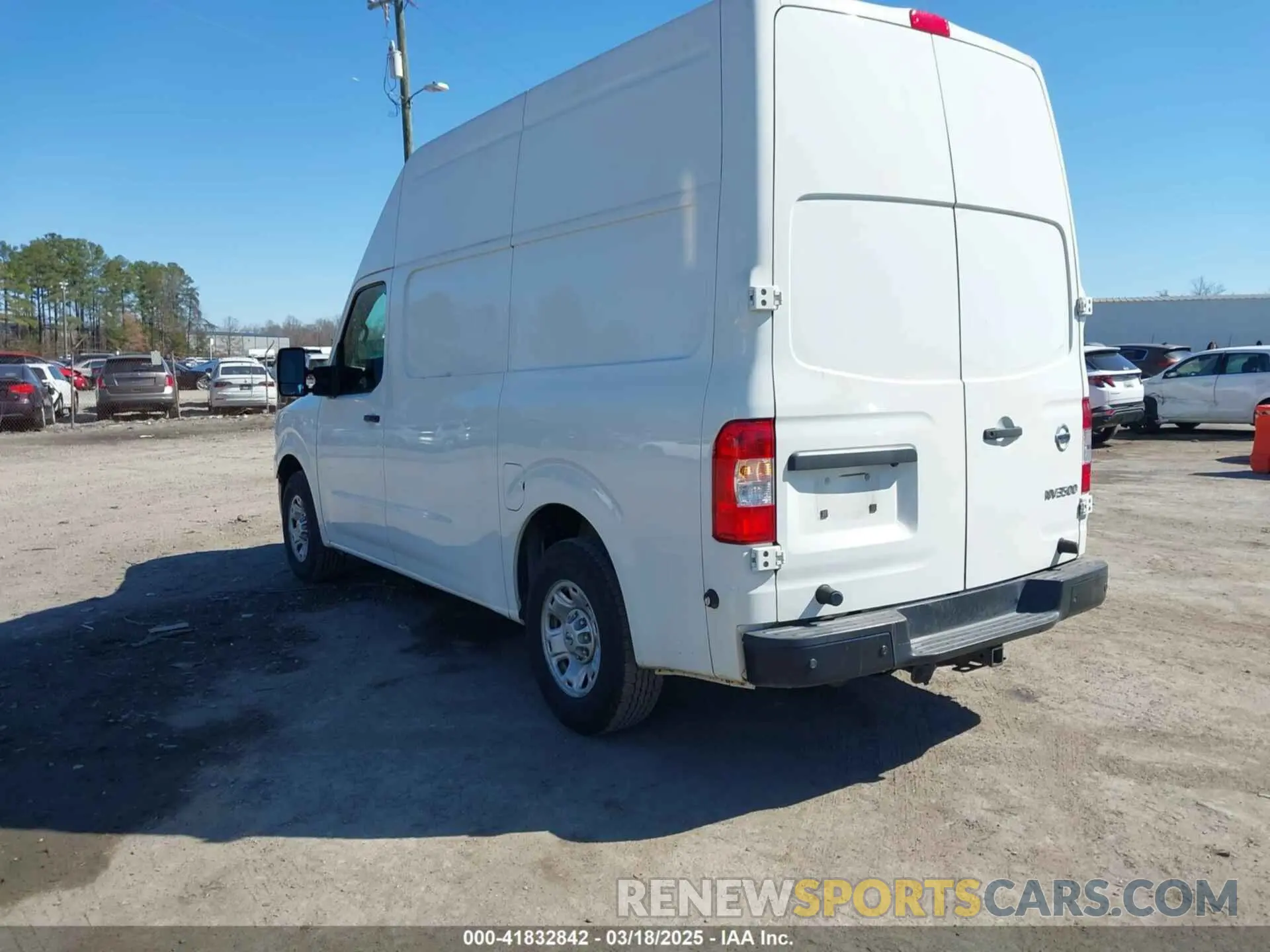 3 Photograph of a damaged car 1N6AF0LY4LN803404 NISSAN NV CARGO NV3500 HD 2020