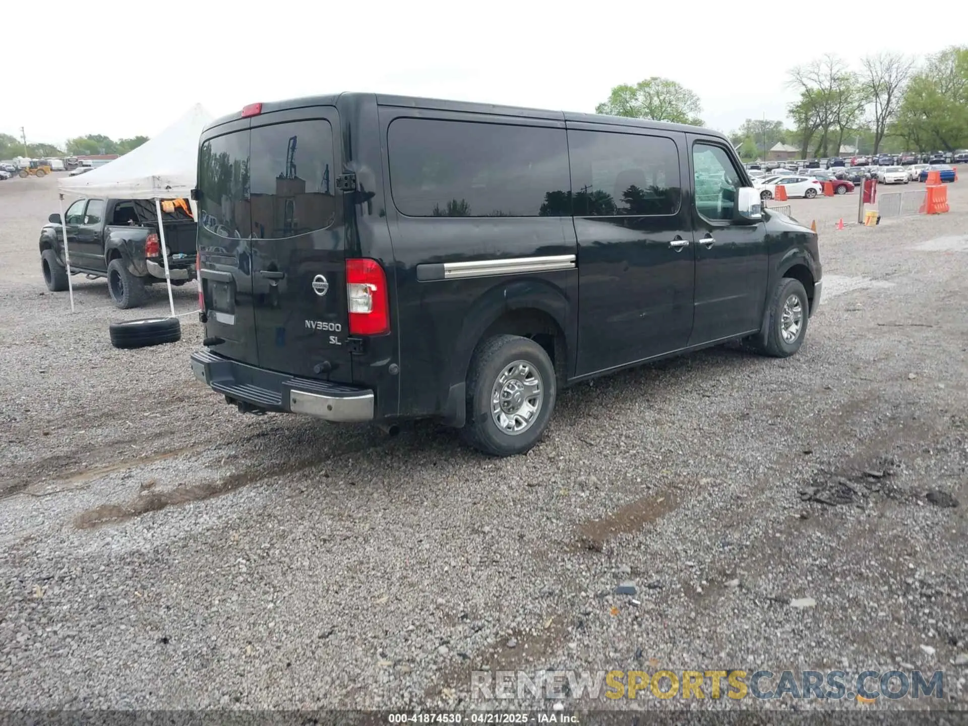 4 Photograph of a damaged car 5BZAF0AA3LN851565 NISSAN NV PASSENGER NV3500 HD 2020
