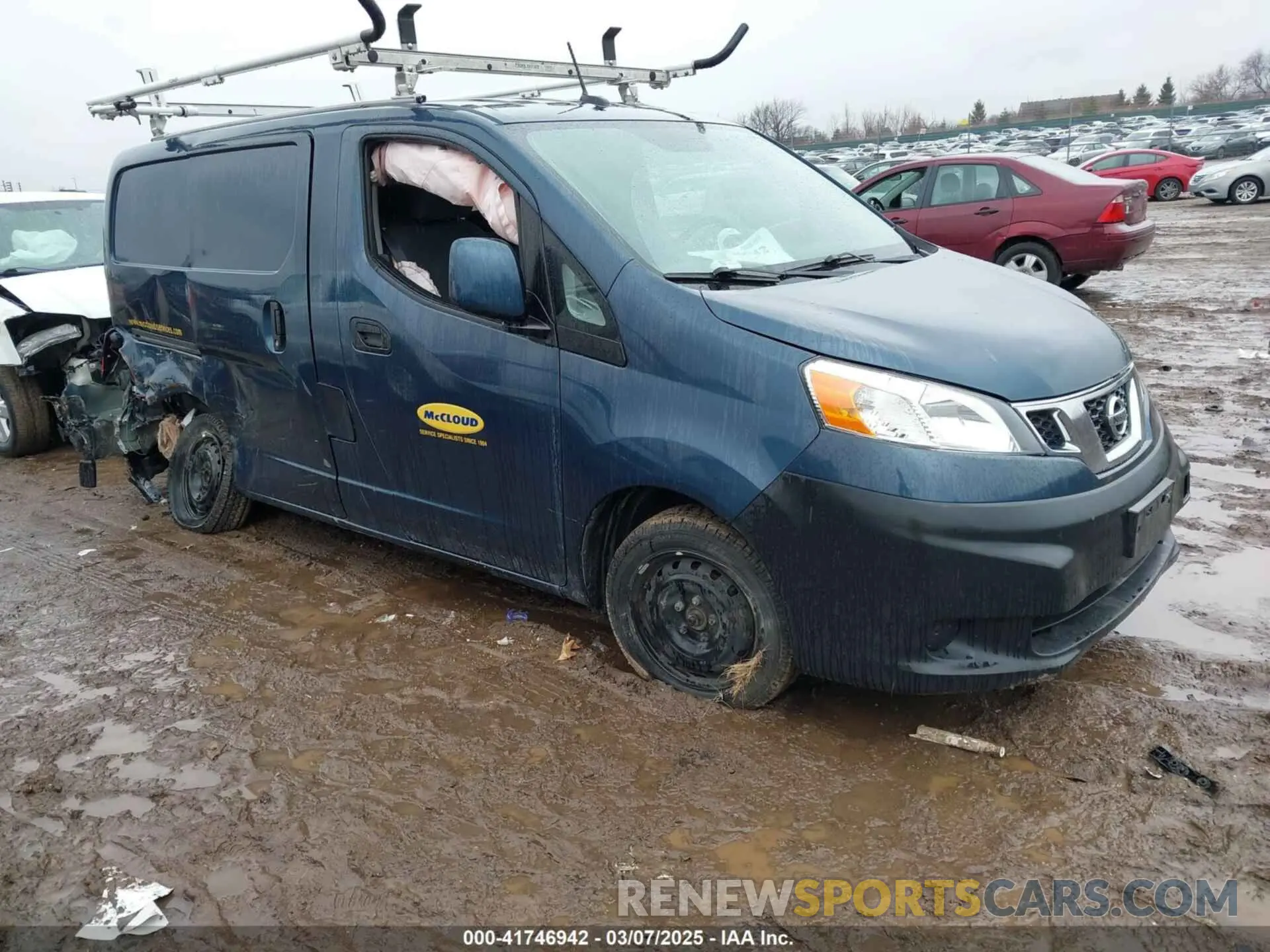 1 Photograph of a damaged car 3N6CM0KN2KK700069 NISSAN NV200 2019