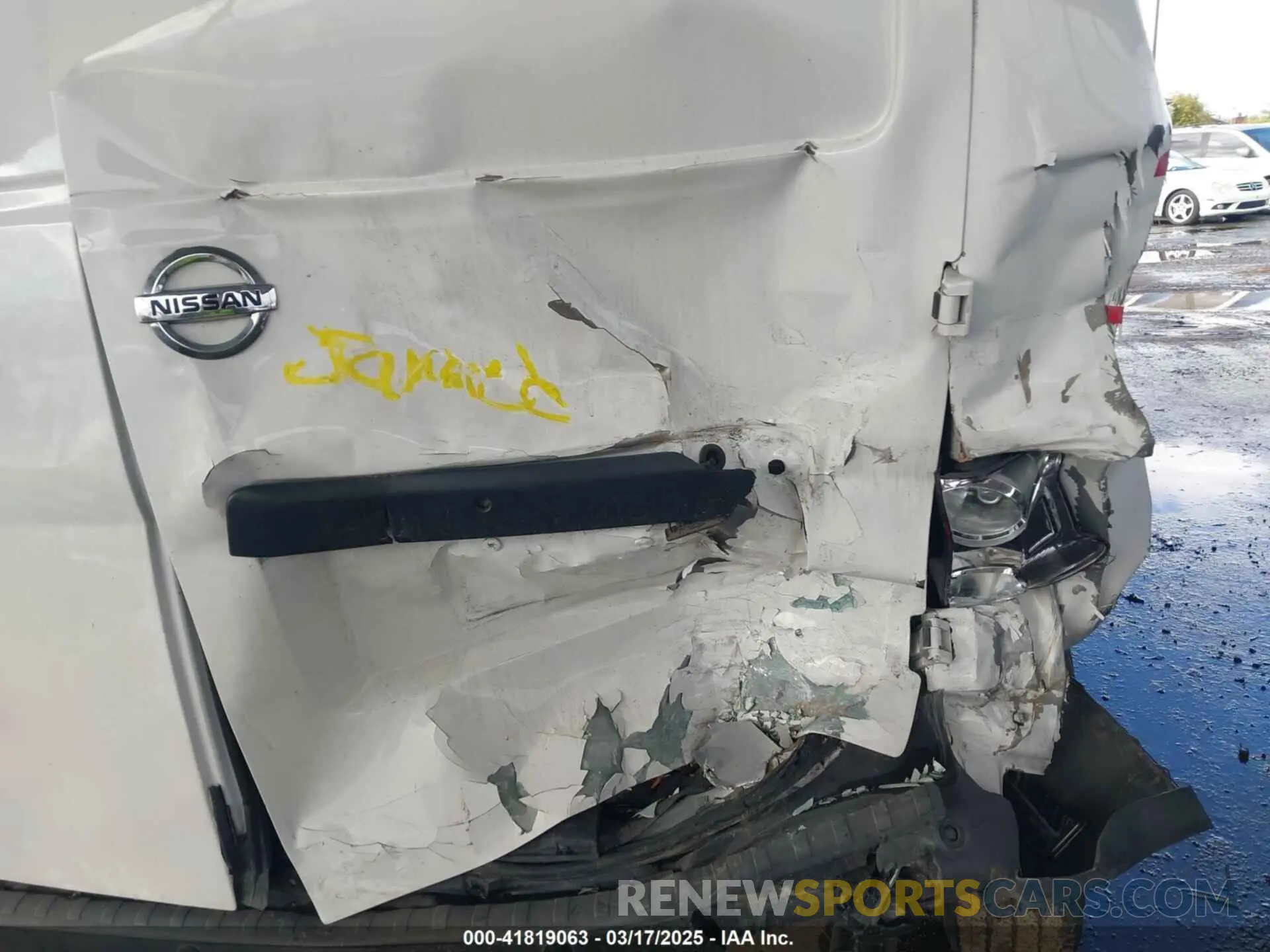 6 Photograph of a damaged car 3N6CM0KN5KK702303 NISSAN NV200 2019