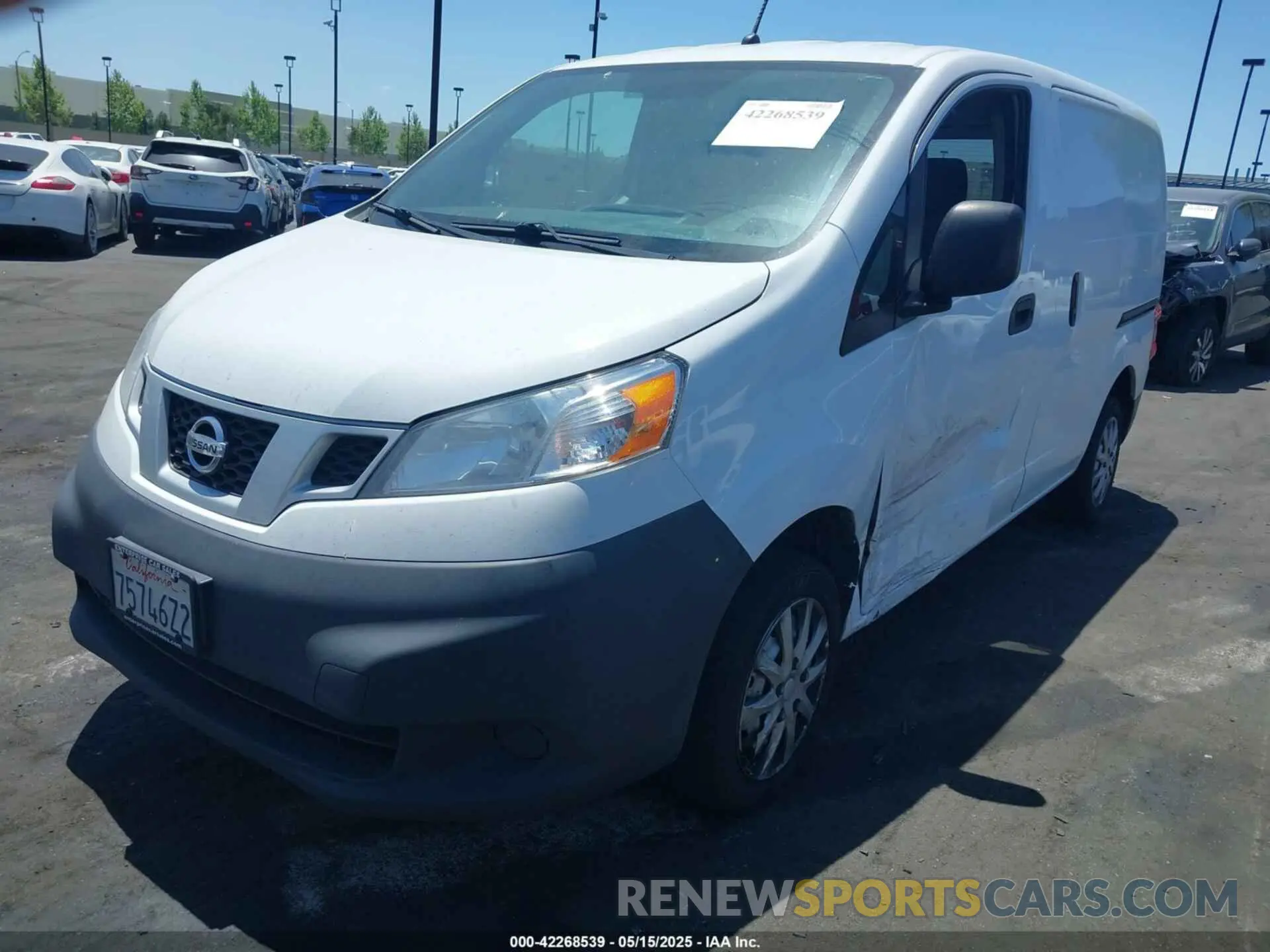 2 Фотография поврежденного автомобиля 3N6CM0KNXKK705276 NISSAN NV200 2019