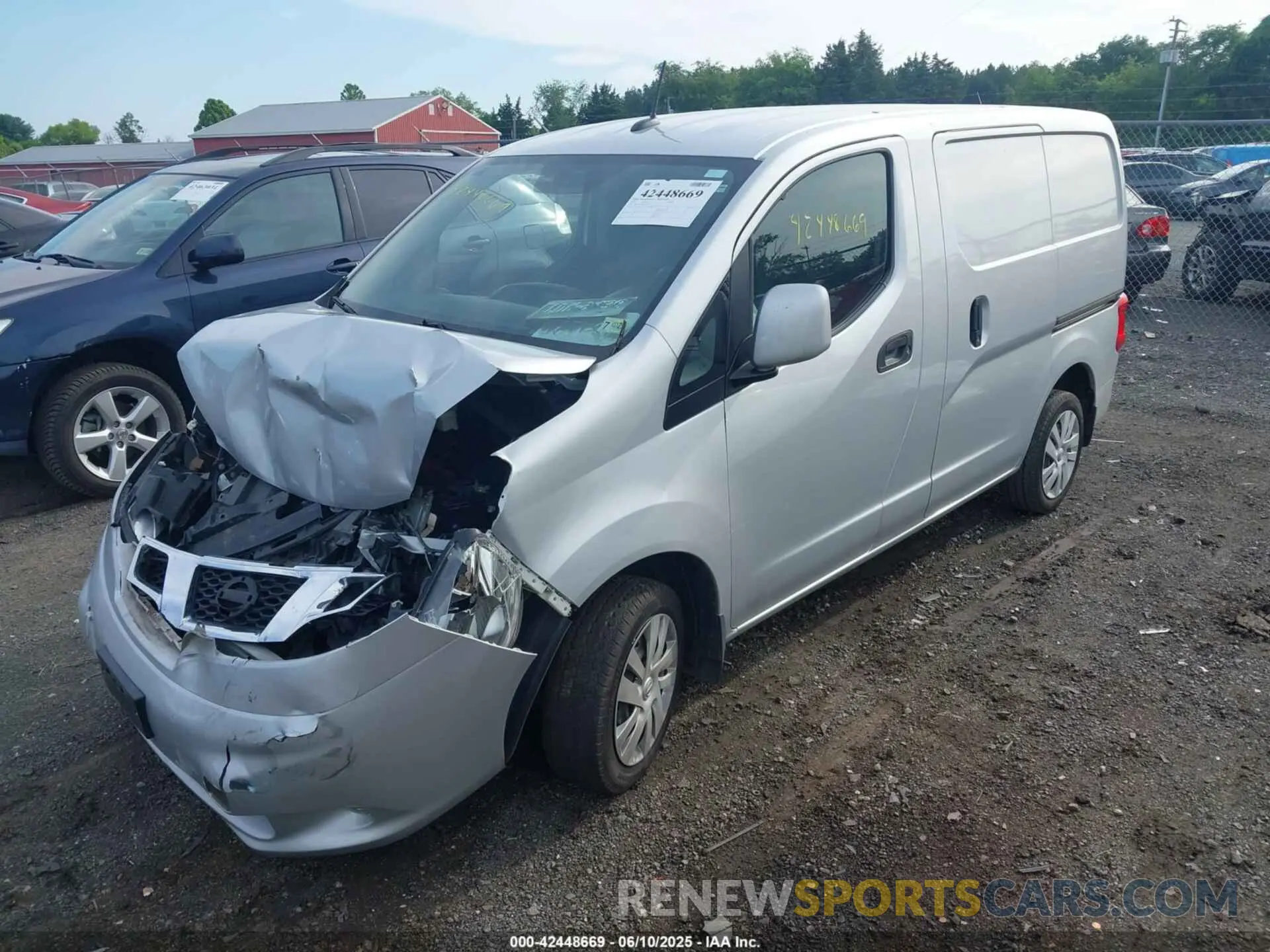 2 Photograph of a damaged car 3N6CM0KN2LK691570 NISSAN NV200  CARGO 2020