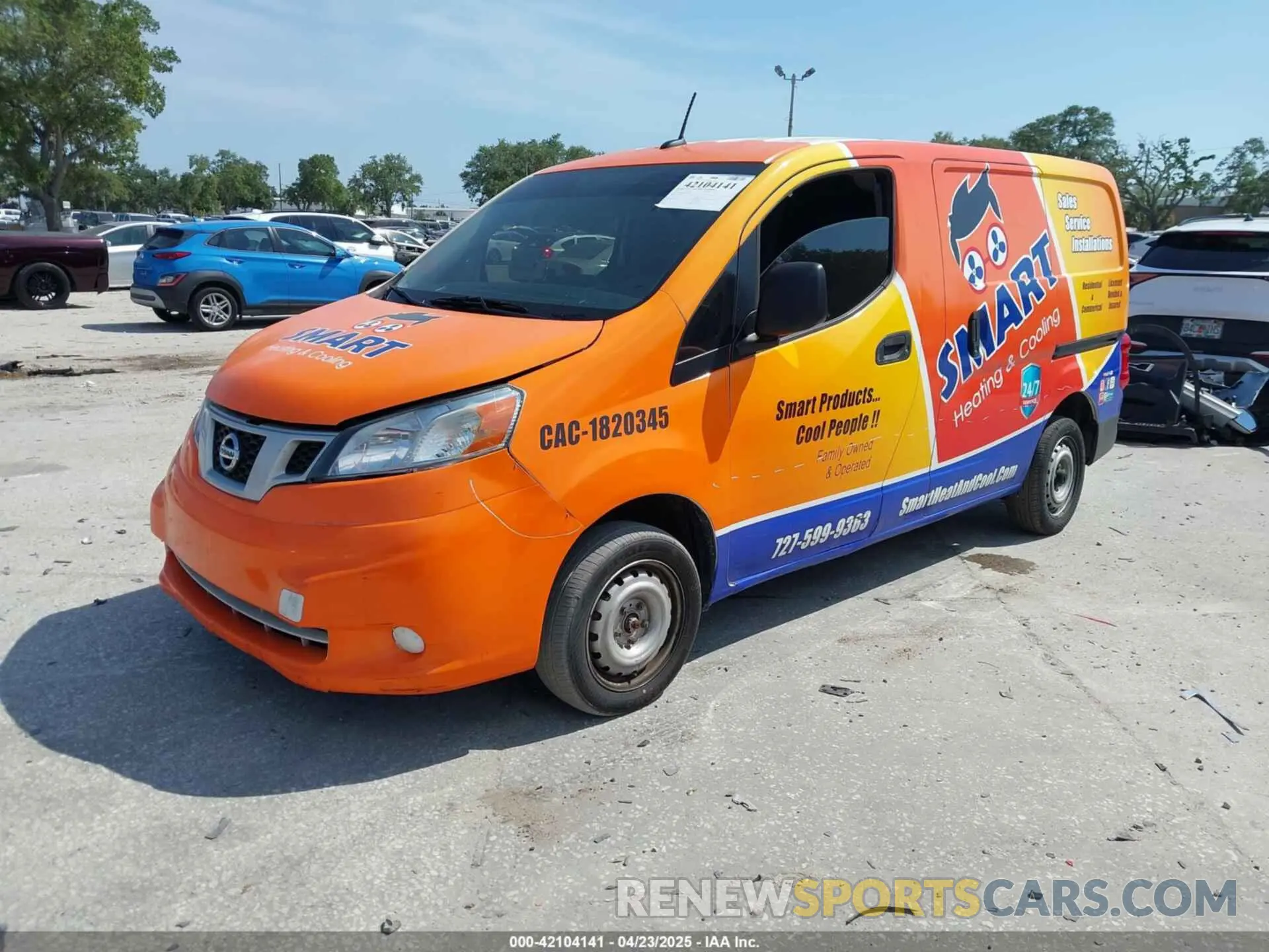 2 Фотография поврежденного автомобиля 3N6CM0KN2LK699104 NISSAN NV200  CARGO 2020