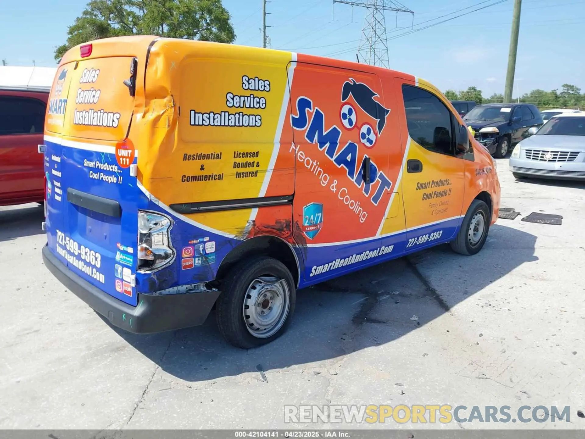 4 Фотография поврежденного автомобиля 3N6CM0KN2LK699104 NISSAN NV200  CARGO 2020