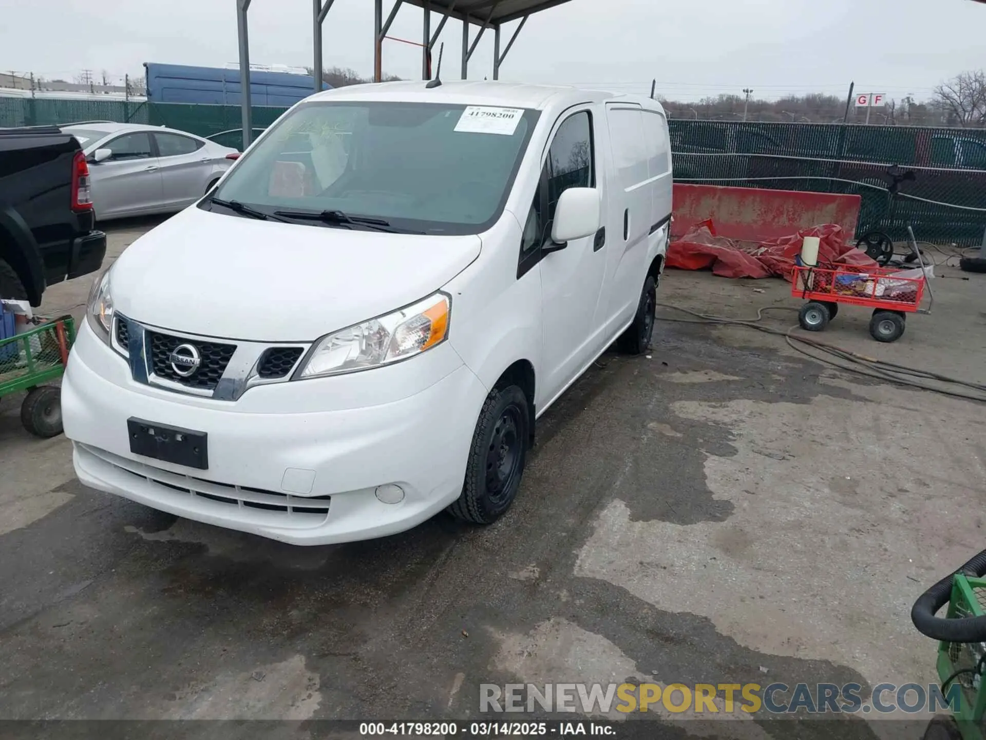 2 Photograph of a damaged car 3N6CM0KNXLK691705 NISSAN NV200  CARGO 2020