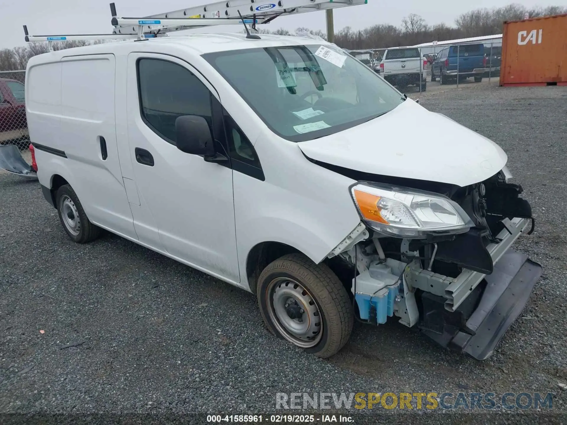 1 Photograph of a damaged car 3N6CM0KN6MK692142 NISSAN NV200  CARGO 2021