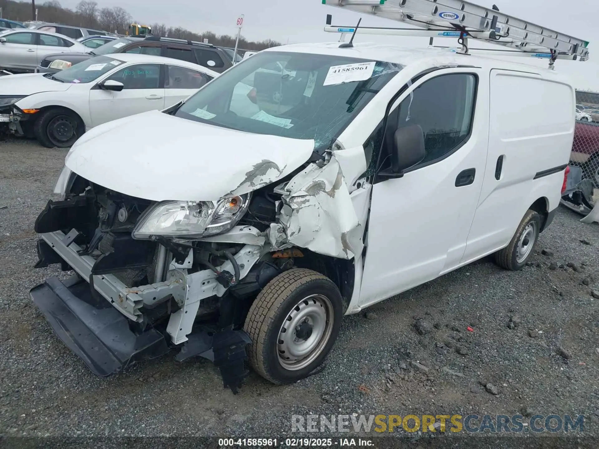 2 Photograph of a damaged car 3N6CM0KN6MK692142 NISSAN NV200  CARGO 2021