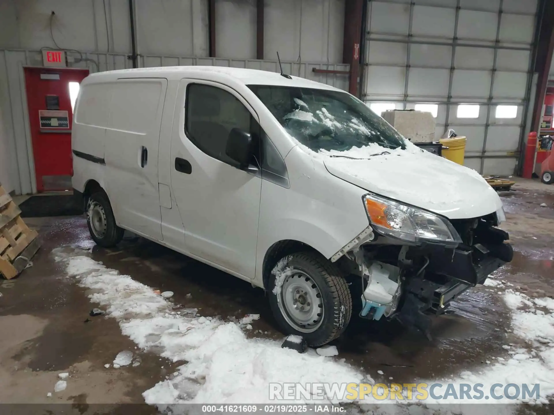 1 Photograph of a damaged car 3N6CM0KN7MK697477 NISSAN NV200  CARGO 2021