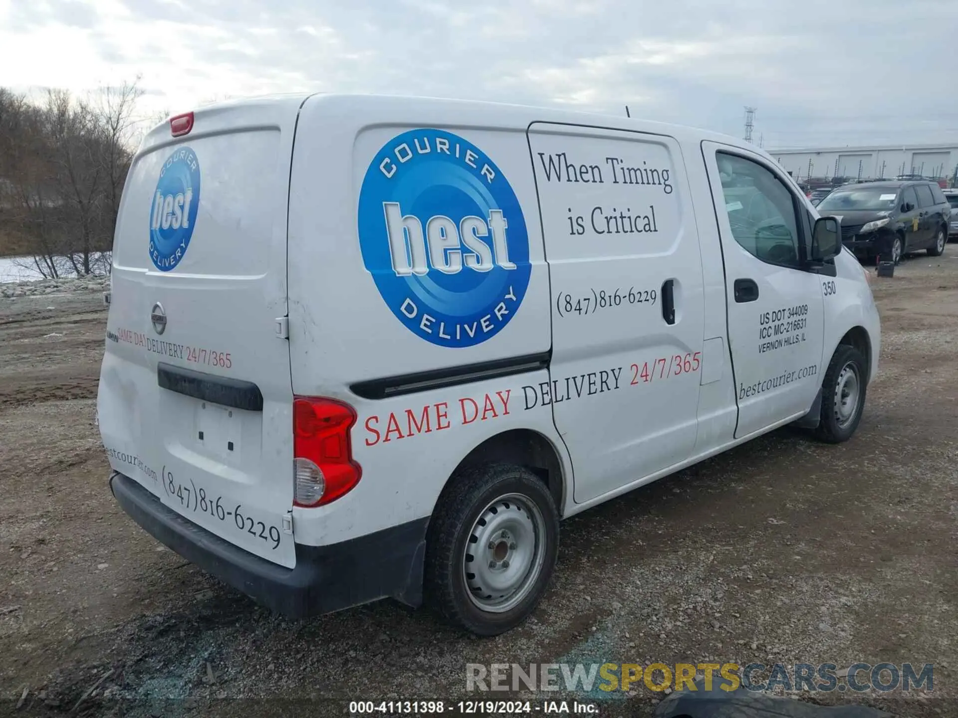 4 Photograph of a damaged car 3N6CM0KN7MK704685 NISSAN NV200  CARGO 2021