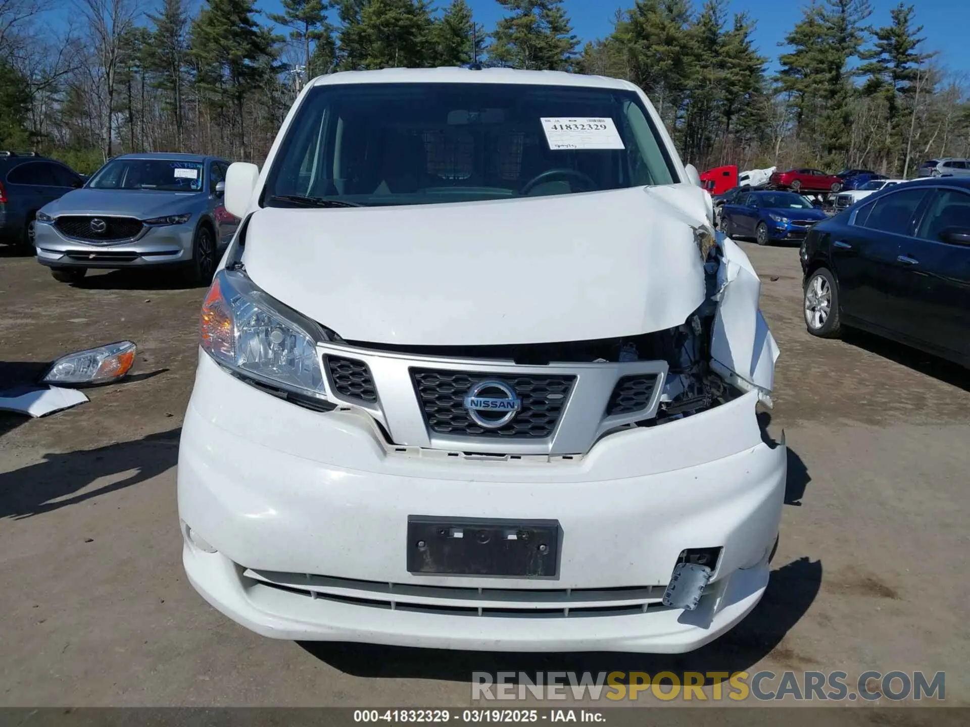 12 Photograph of a damaged car 3N6CM0KN9MK696475 NISSAN NV200  CARGO 2021