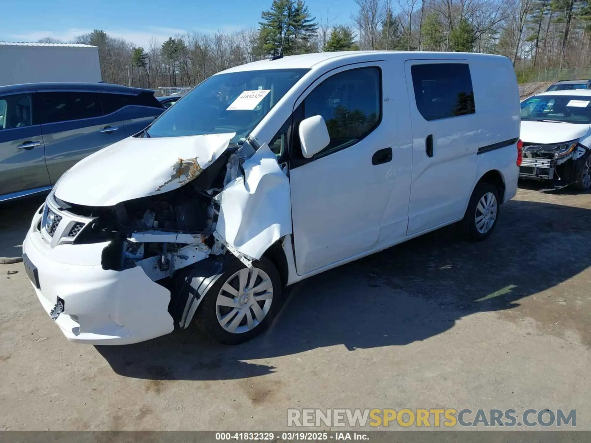 2 Photograph of a damaged car 3N6CM0KN9MK696475 NISSAN NV200  CARGO 2021