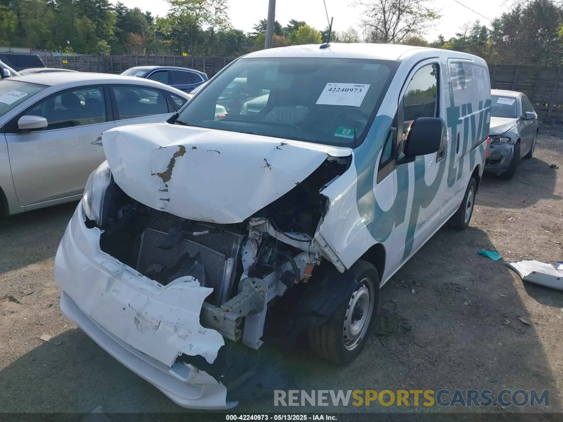 2 Photograph of a damaged car 3N6CM0KN9MK696704 NISSAN NV200  CARGO 2021