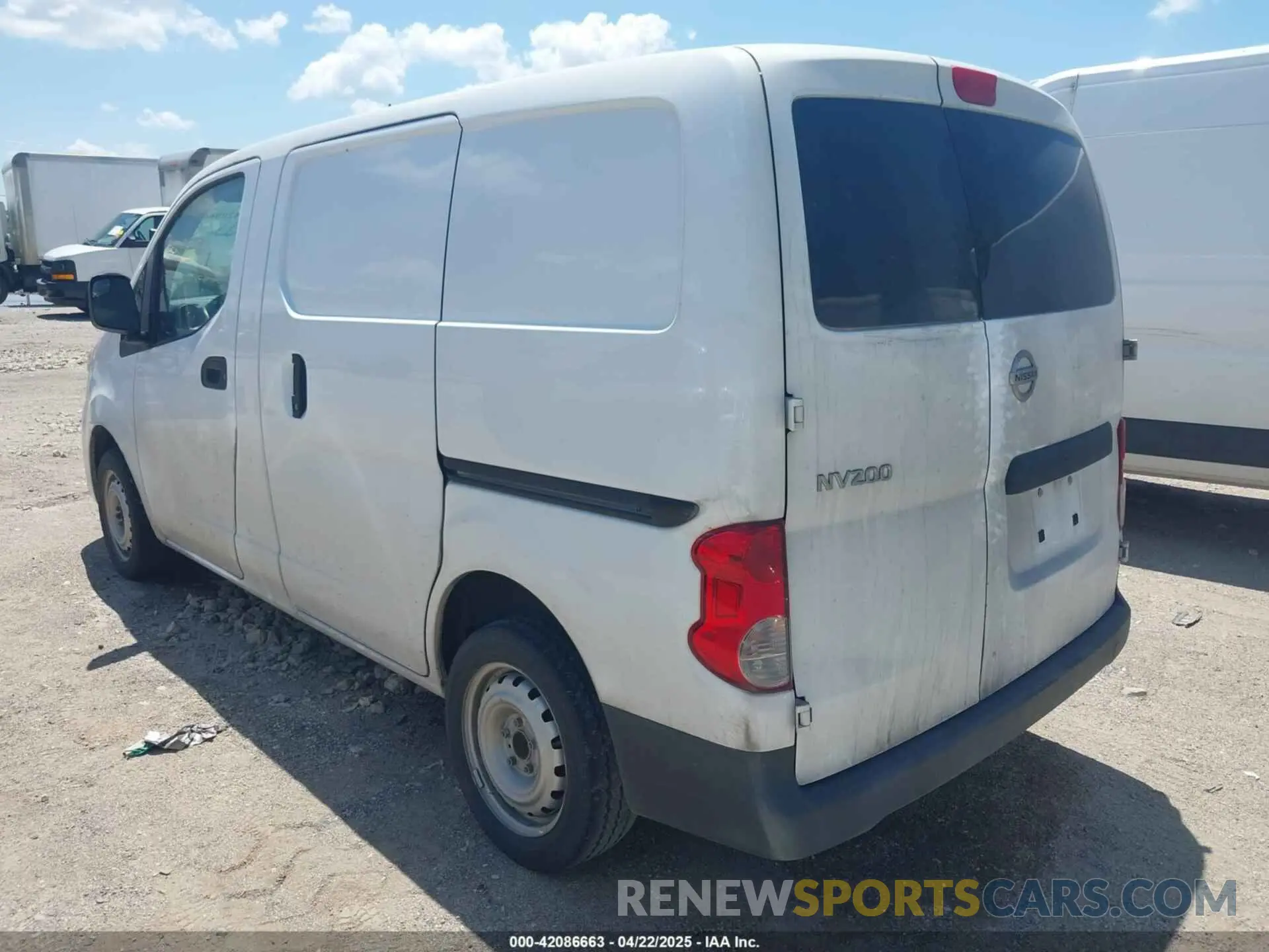 3 Photograph of a damaged car 3N6CM0KN9MK701951 NISSAN NV200  CARGO 2021
