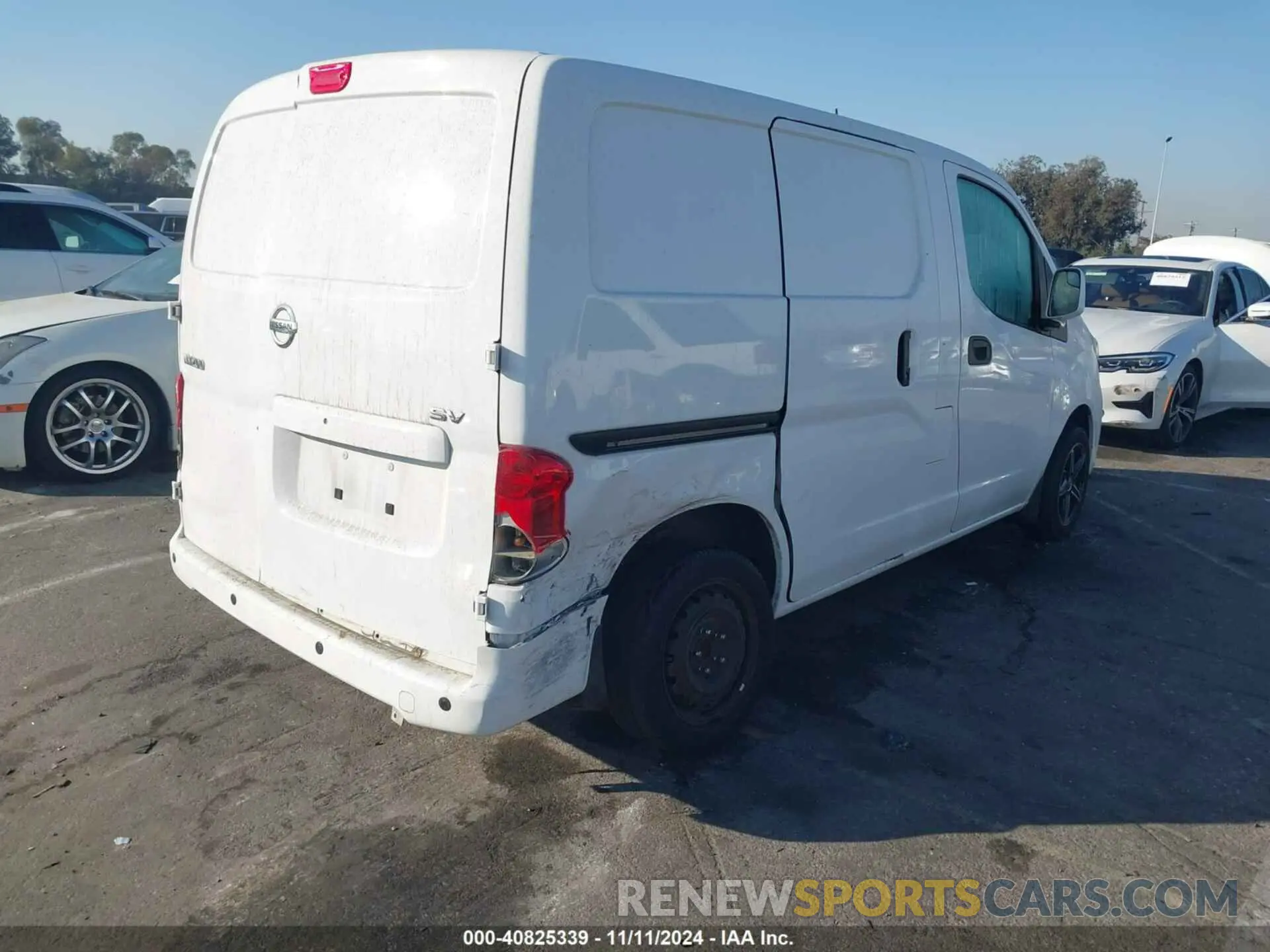 4 Photograph of a damaged car 3N6CM0KN4MK691846 NISSAN NV200 COMPACT CARGO 2021