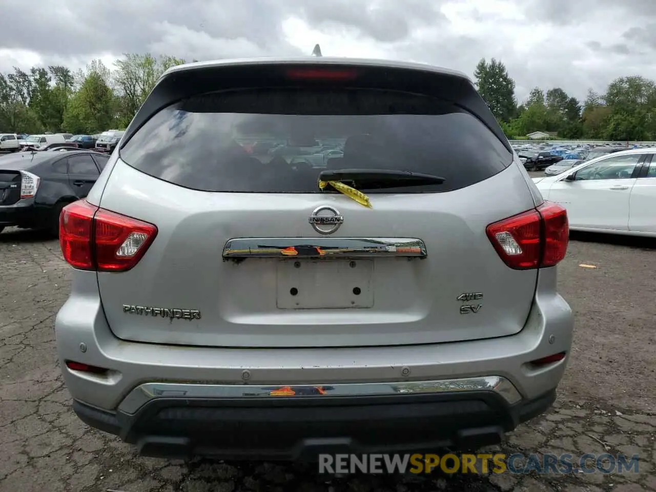 6 Photograph of a damaged car 5N1DR2MM0KC589001 NISSAN PATHFINDER 2019