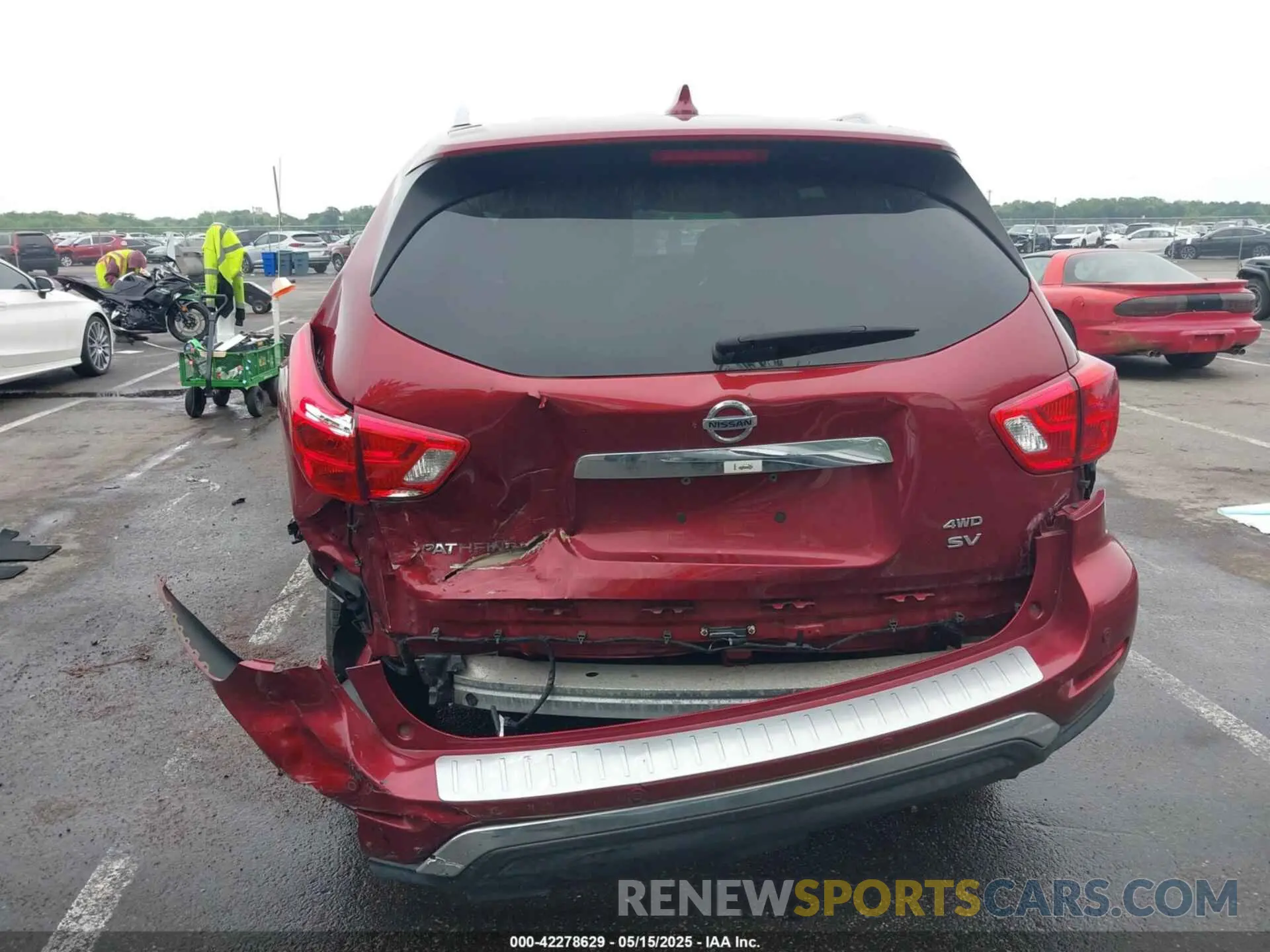 16 Photograph of a damaged car 5N1DR2MM0KC652341 NISSAN PATHFINDER 2019