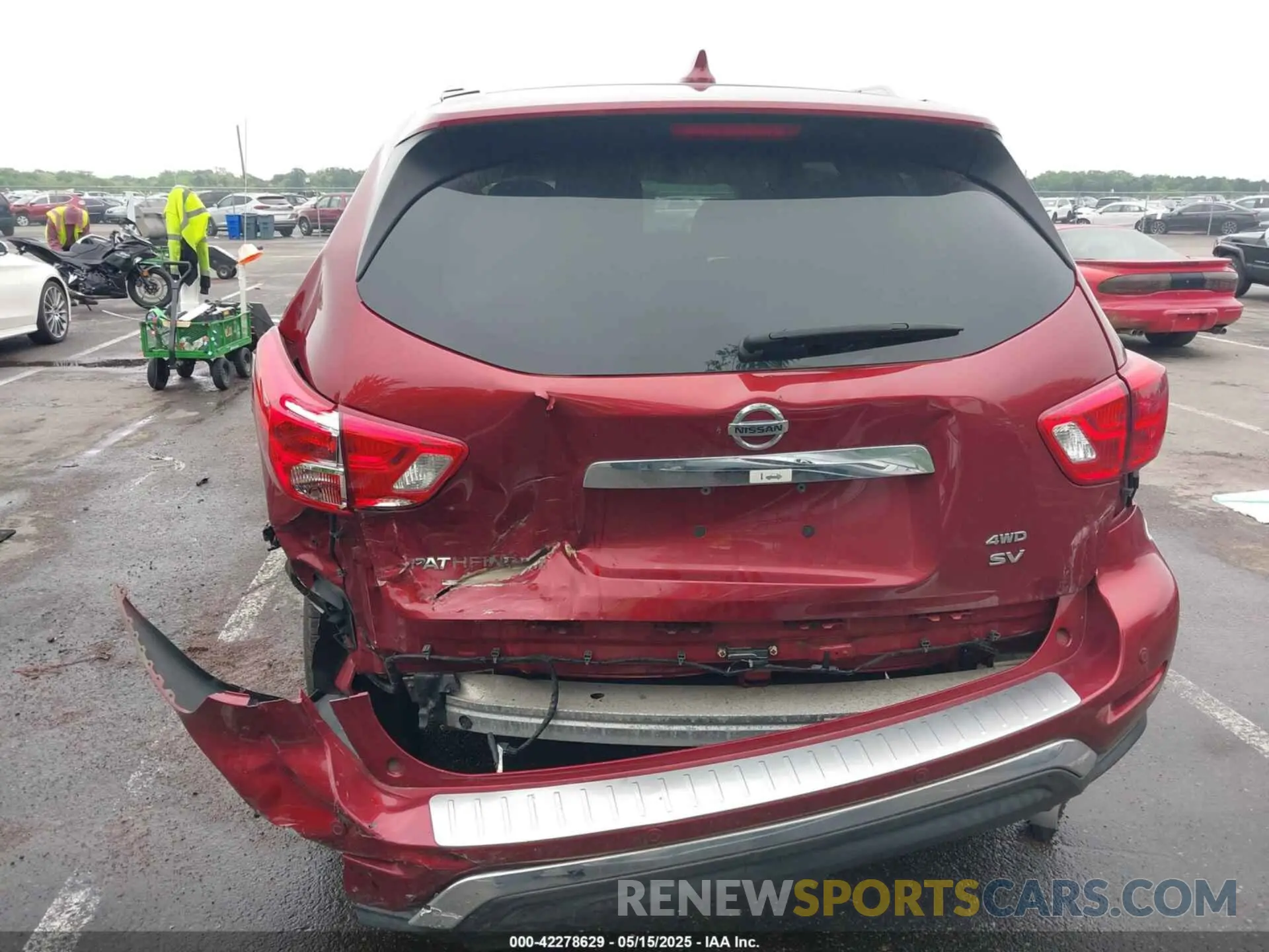 6 Photograph of a damaged car 5N1DR2MM0KC652341 NISSAN PATHFINDER 2019