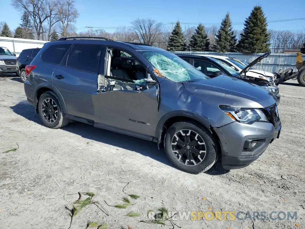 4 Photograph of a damaged car 5N1DR2MM1KC650453 NISSAN PATHFINDER 2019