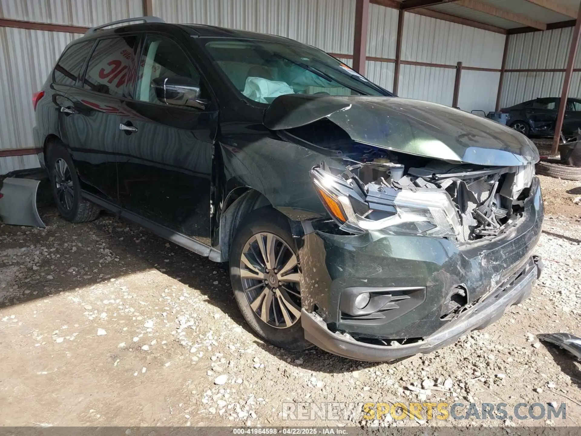 1 Photograph of a damaged car 5N1DR2MM2KC576444 NISSAN PATHFINDER 2019