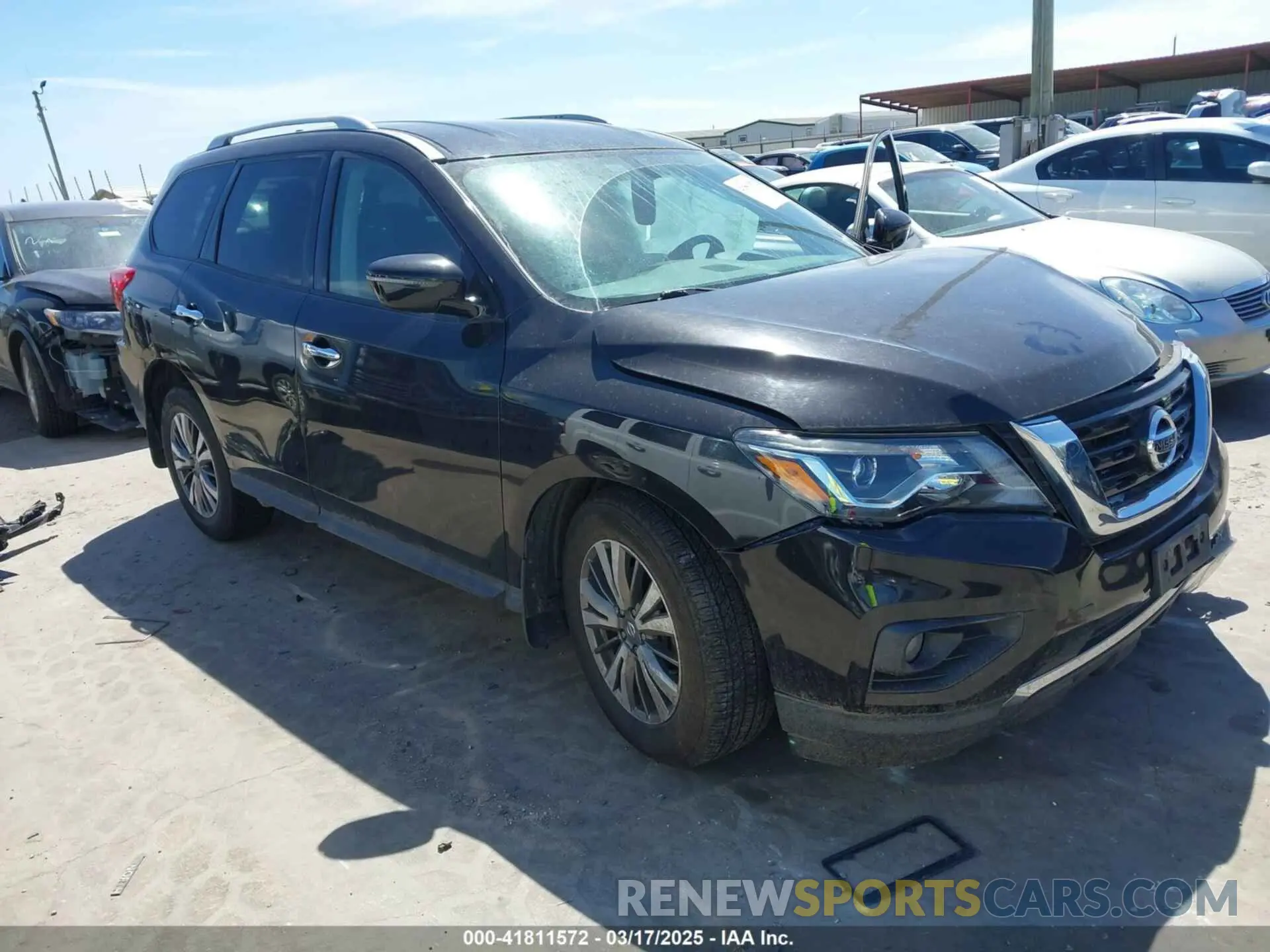 1 Photograph of a damaged car 5N1DR2MM2KC610110 NISSAN PATHFINDER 2019