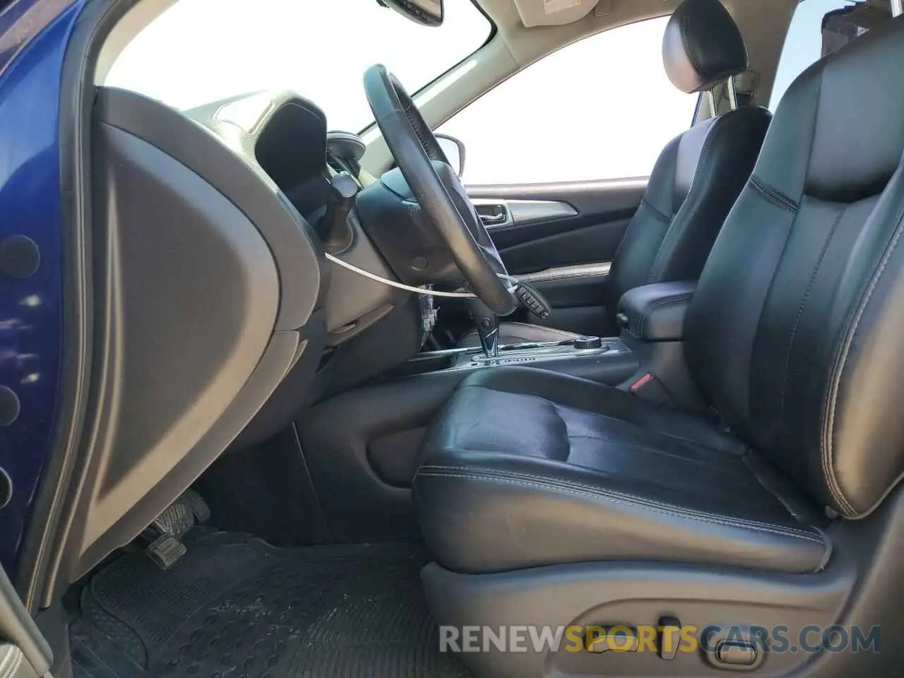 7 Photograph of a damaged car 5N1DR2MM2KC637341 NISSAN PATHFINDER 2019