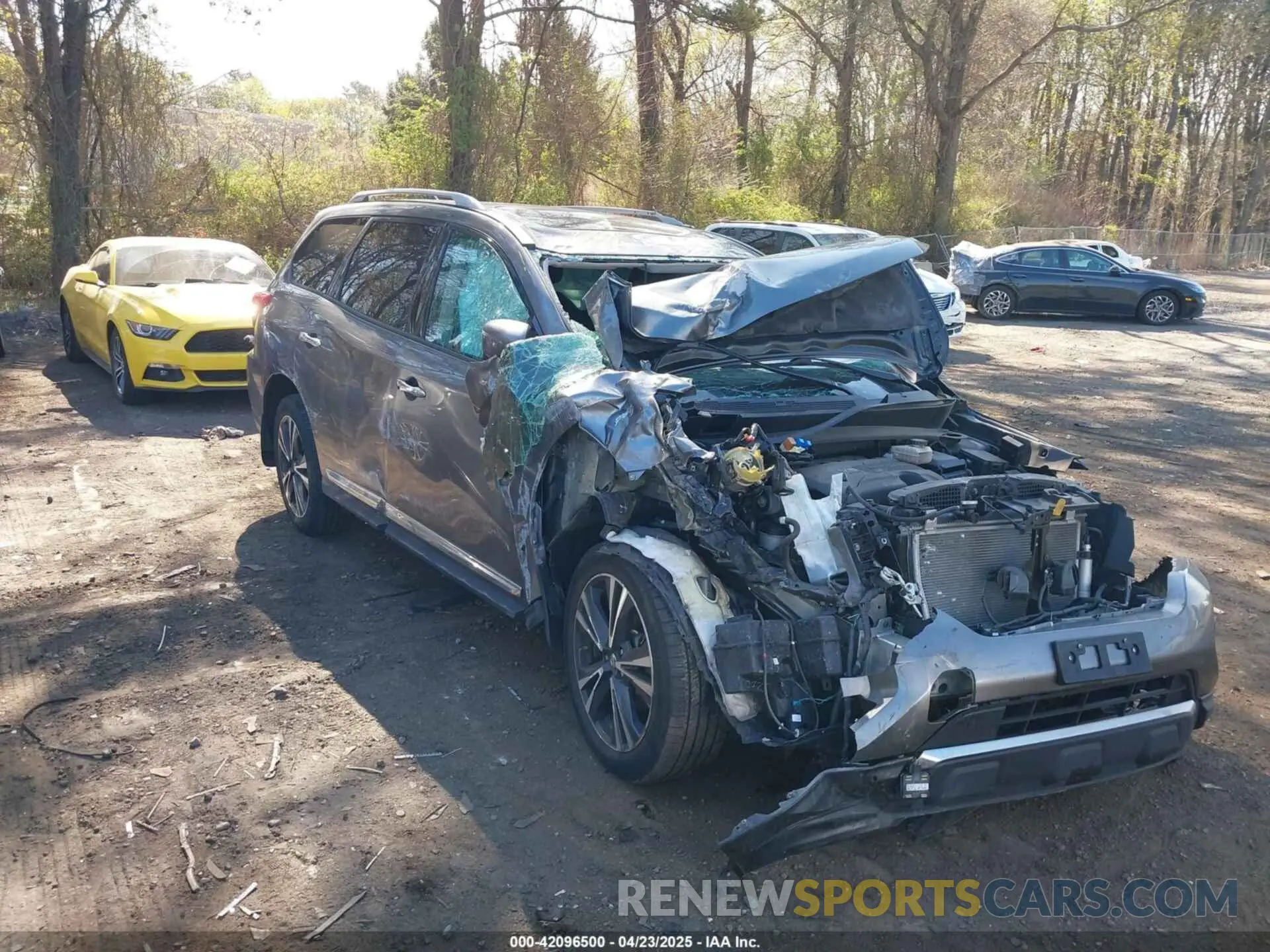 1 Фотография поврежденного автомобиля 5N1DR2MM4KC593469 NISSAN PATHFINDER 2019
