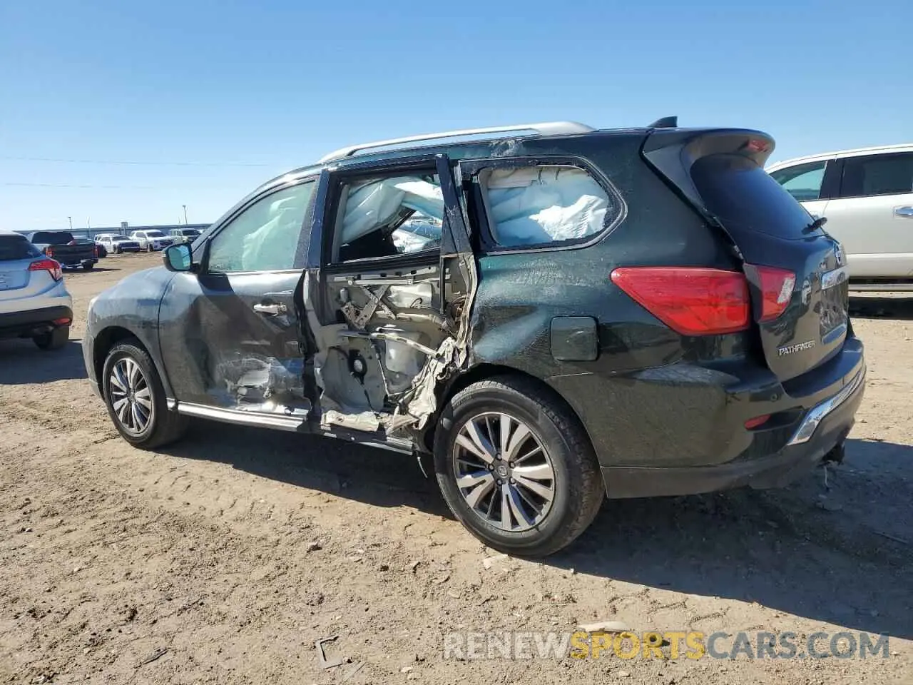 2 Photograph of a damaged car 5N1DR2MM8KC586105 NISSAN PATHFINDER 2019