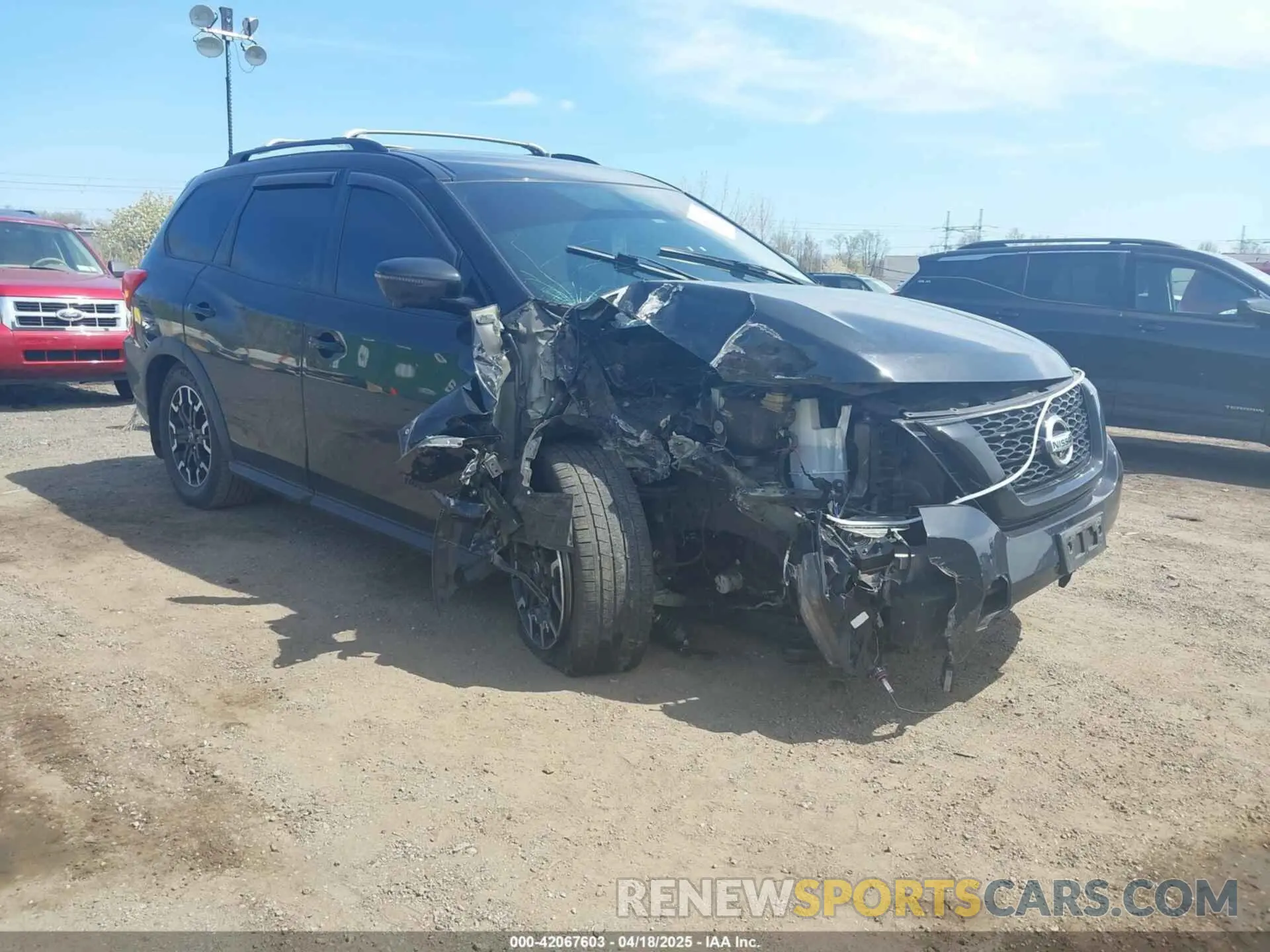 1 Photograph of a damaged car 5N1DR2MMXKC617838 NISSAN PATHFINDER 2019