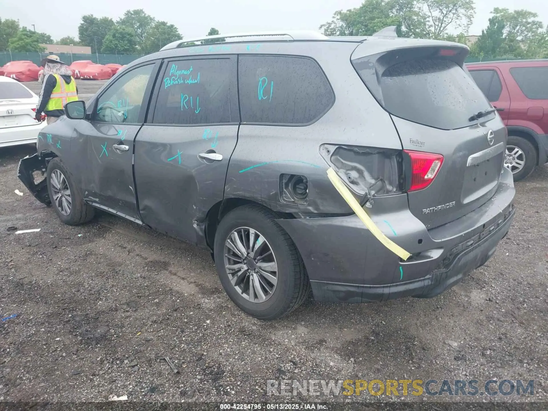 3 Photograph of a damaged car 5N1DR2MN0KC616920 NISSAN PATHFINDER 2019