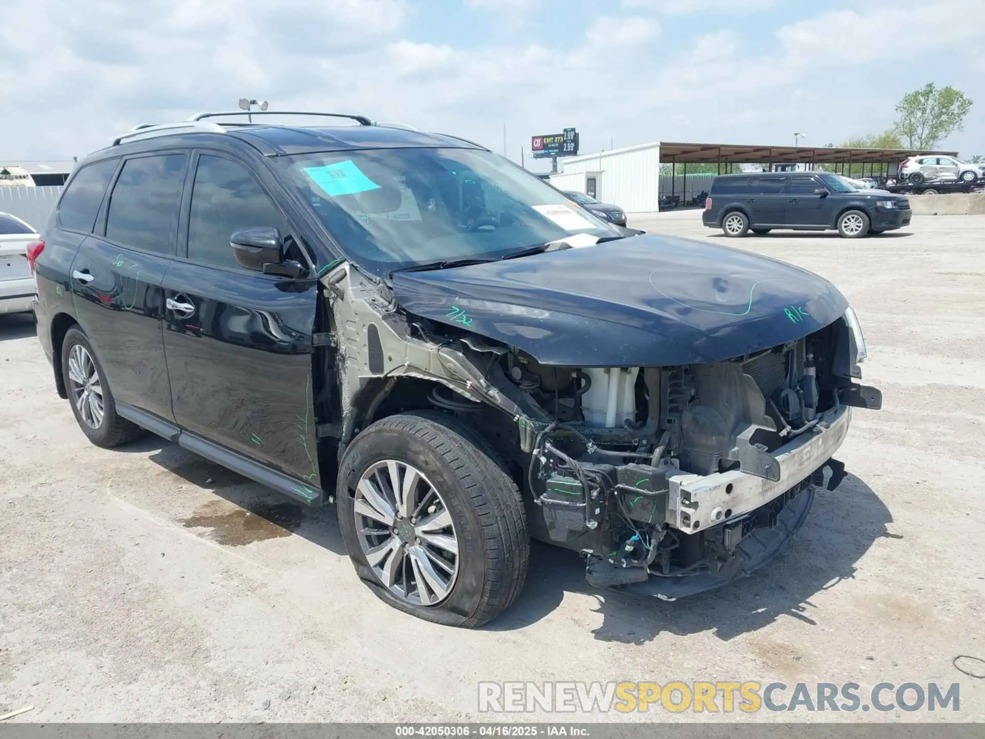 1 Photograph of a damaged car 5N1DR2MN1KC585905 NISSAN PATHFINDER 2019