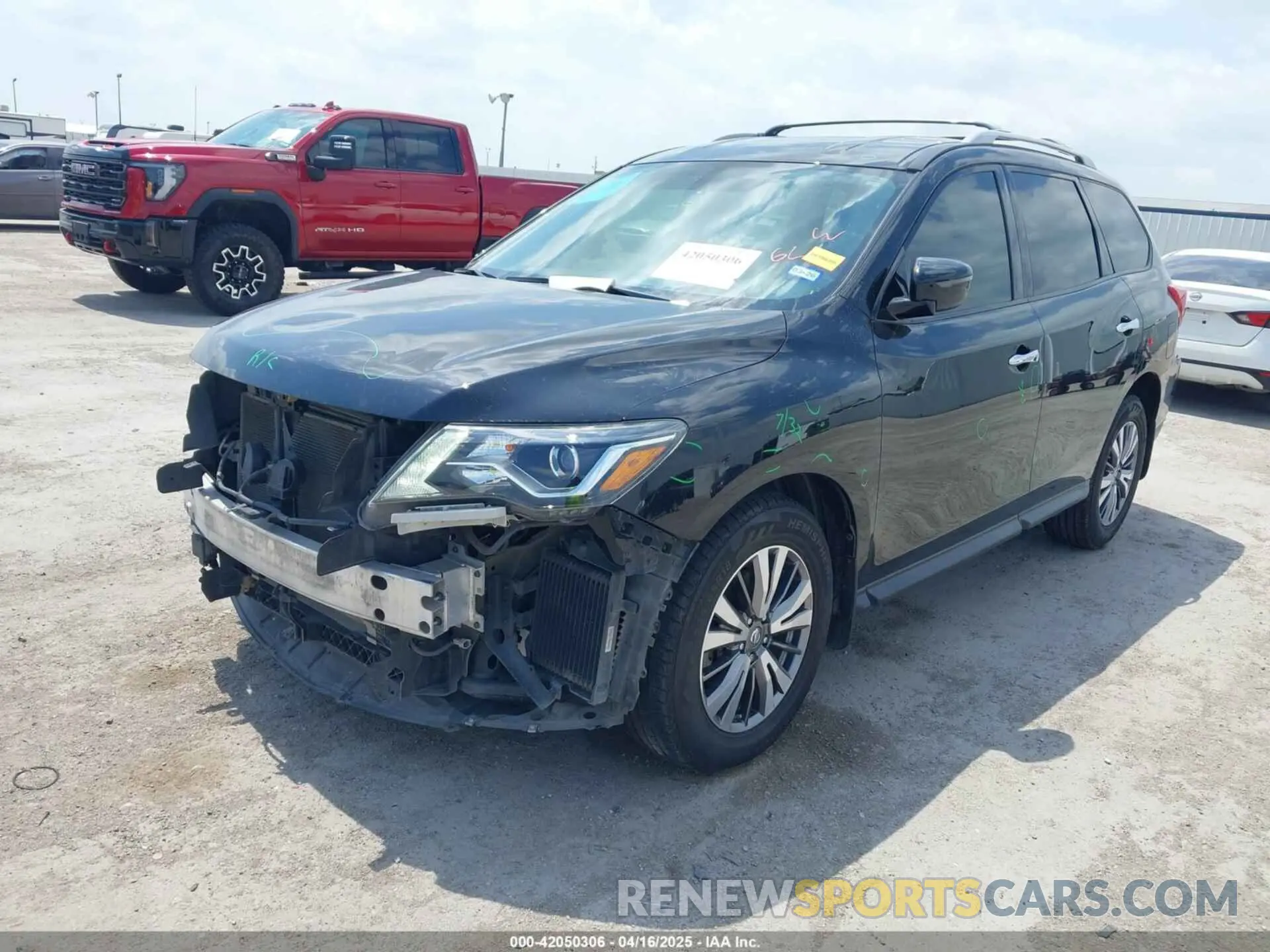 2 Photograph of a damaged car 5N1DR2MN1KC585905 NISSAN PATHFINDER 2019