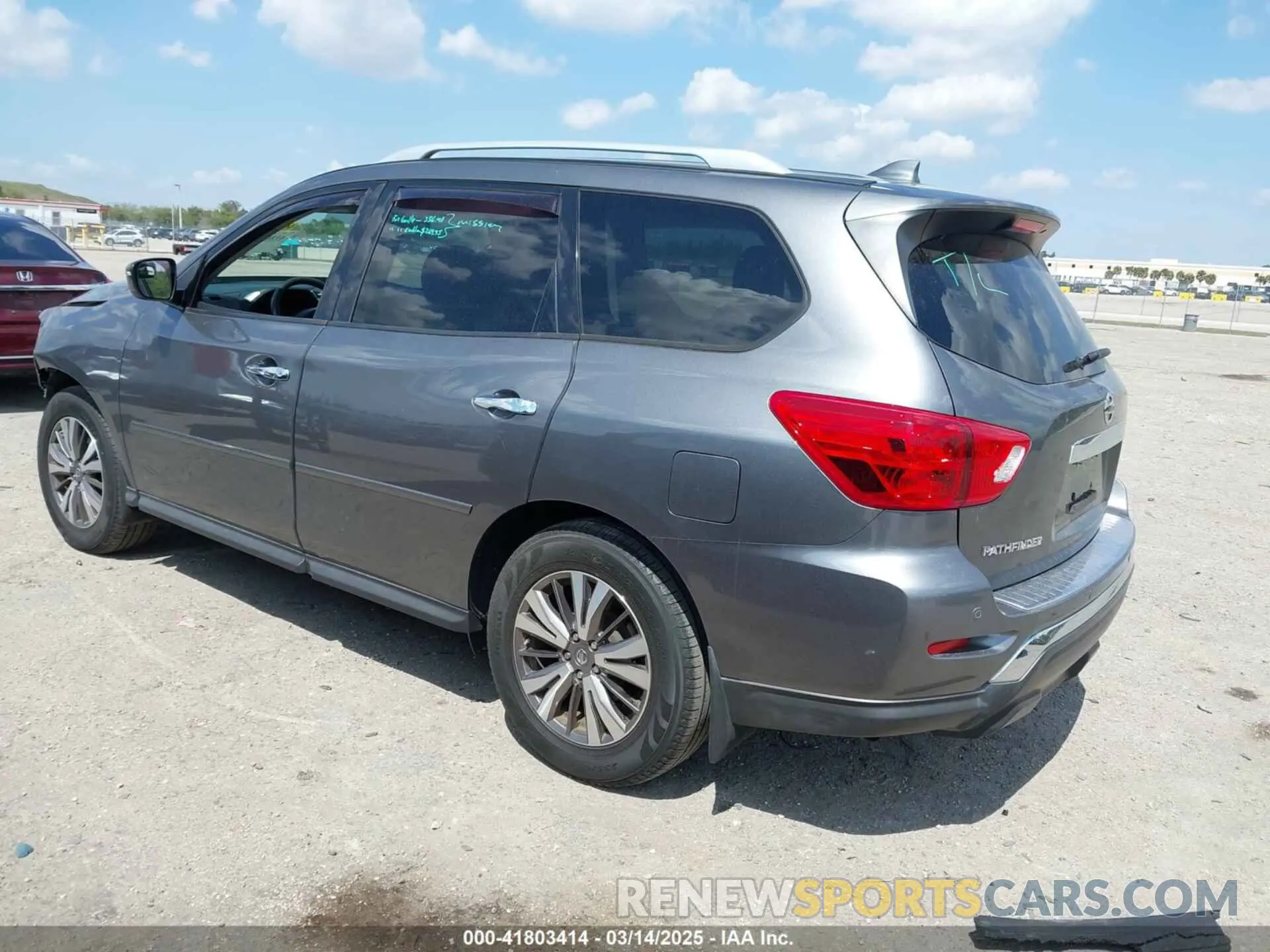 3 Photograph of a damaged car 5N1DR2MN1KC598167 NISSAN PATHFINDER 2019
