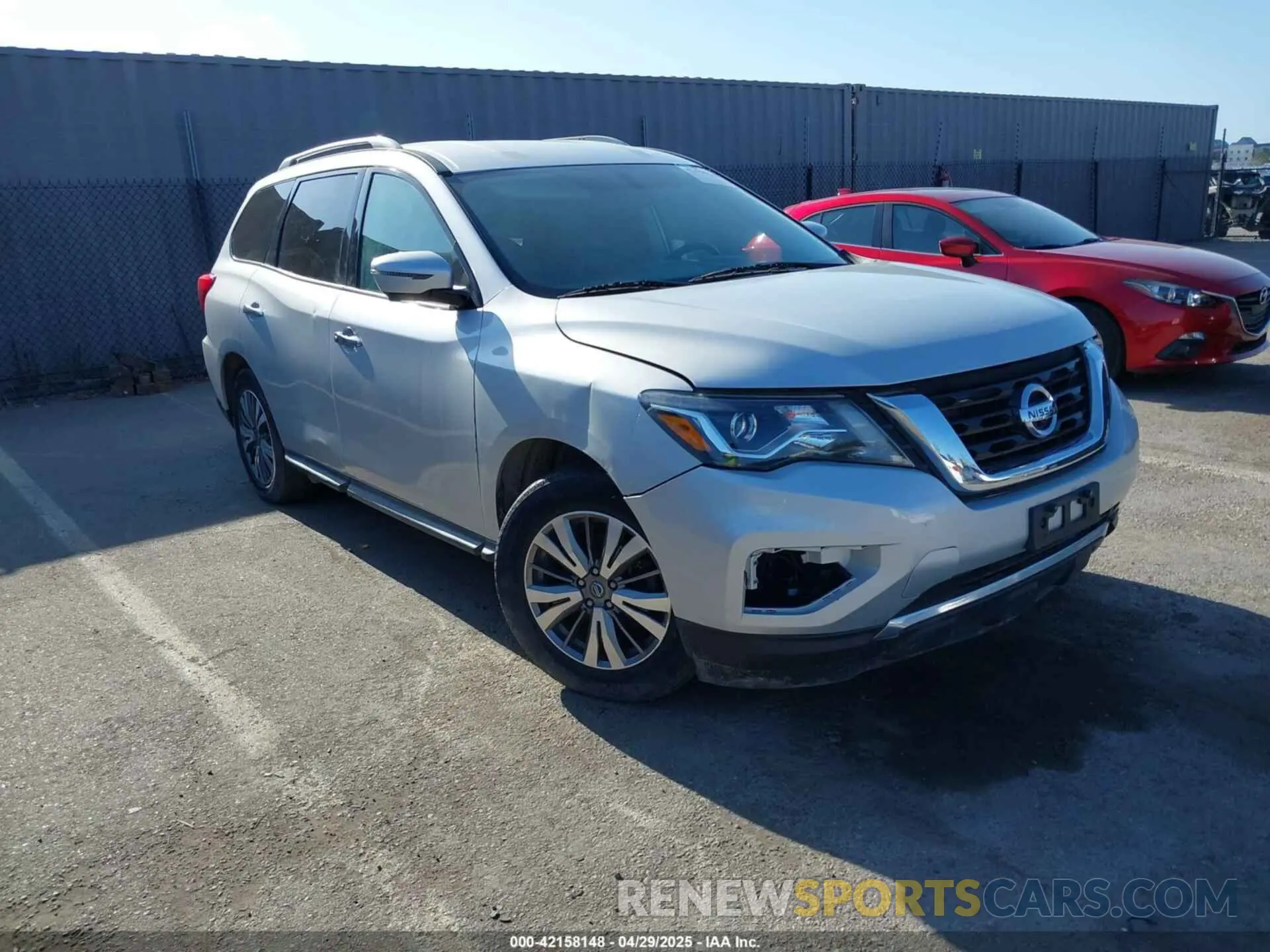 1 Photograph of a damaged car 5N1DR2MN2KC603893 NISSAN PATHFINDER 2019