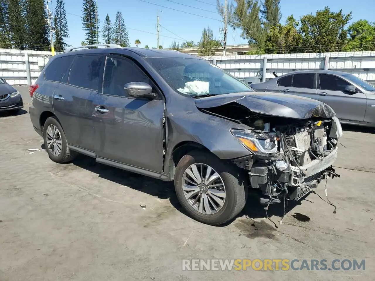 4 Photograph of a damaged car 5N1DR2MN6KC613312 NISSAN PATHFINDER 2019