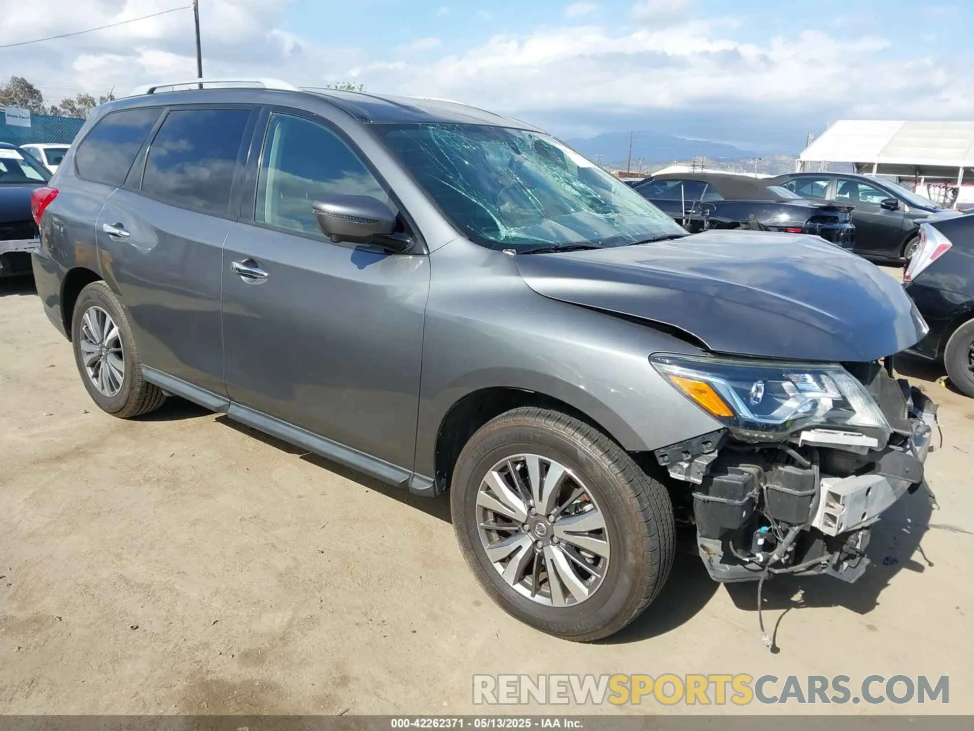 1 Photograph of a damaged car 5N1DR2MN9KC622165 NISSAN PATHFINDER 2019