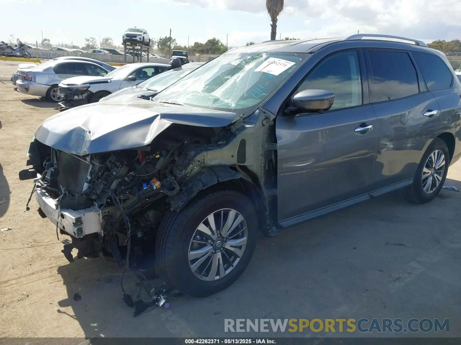 2 Photograph of a damaged car 5N1DR2MN9KC622165 NISSAN PATHFINDER 2019