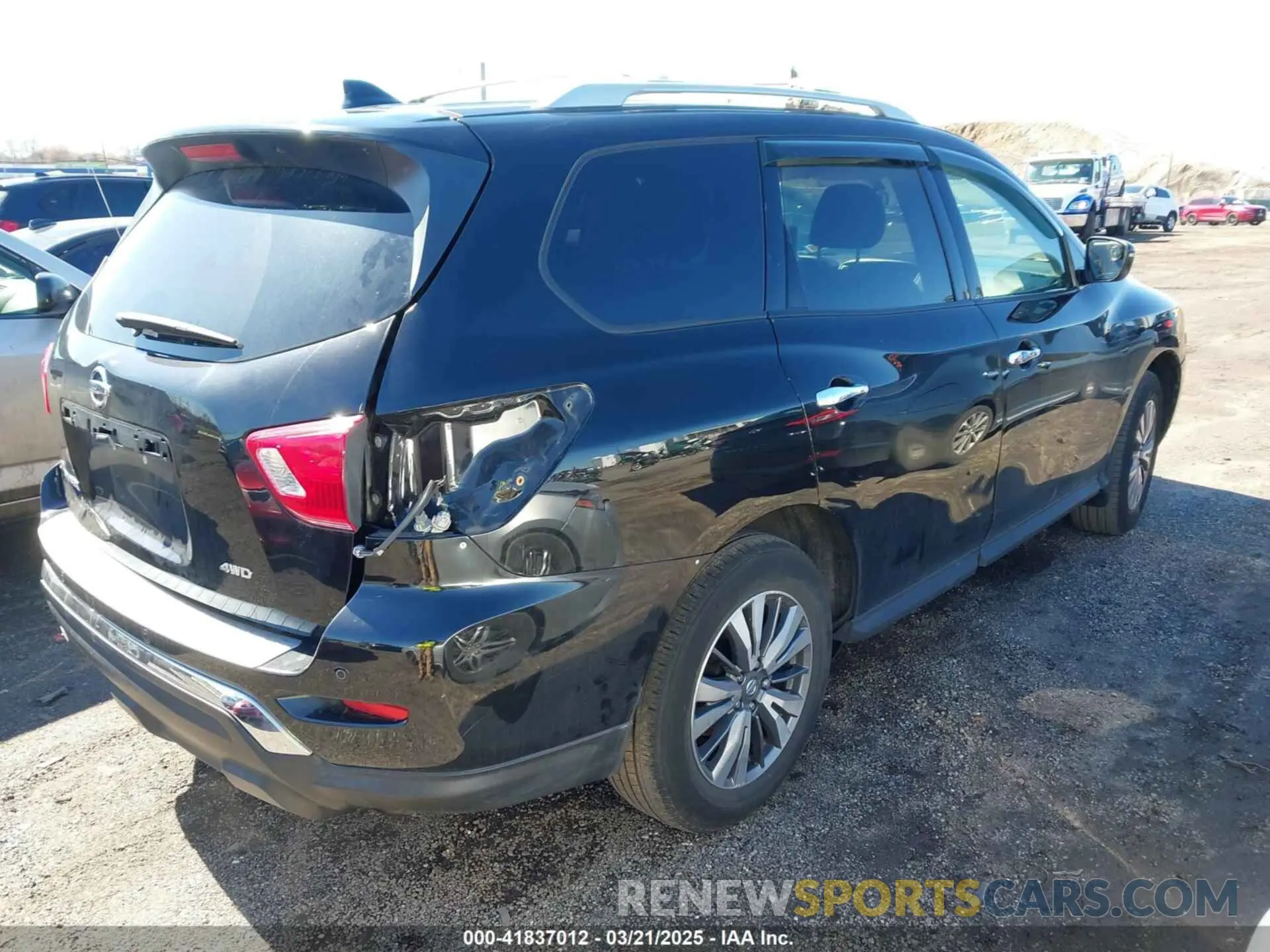 4 Фотография поврежденного автомобиля 5N1DR2AM3LC628413 NISSAN PATHFINDER 2020