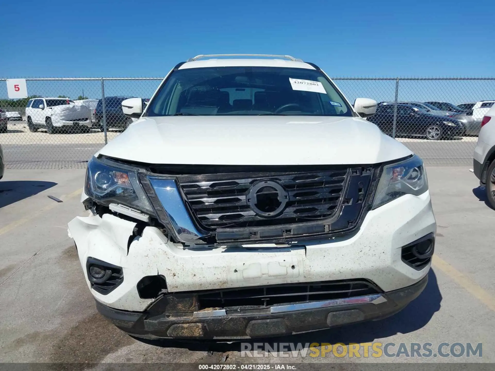 6 Photograph of a damaged car 5N1DR2AN0LC581267 NISSAN PATHFINDER 2020