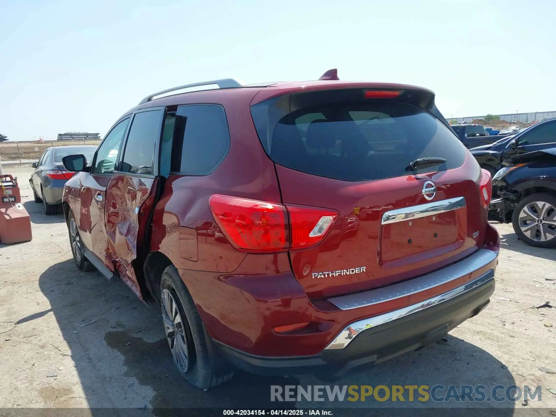 3 Фотография поврежденного автомобиля 5N1DR2BN4LC638360 NISSAN PATHFINDER 2020