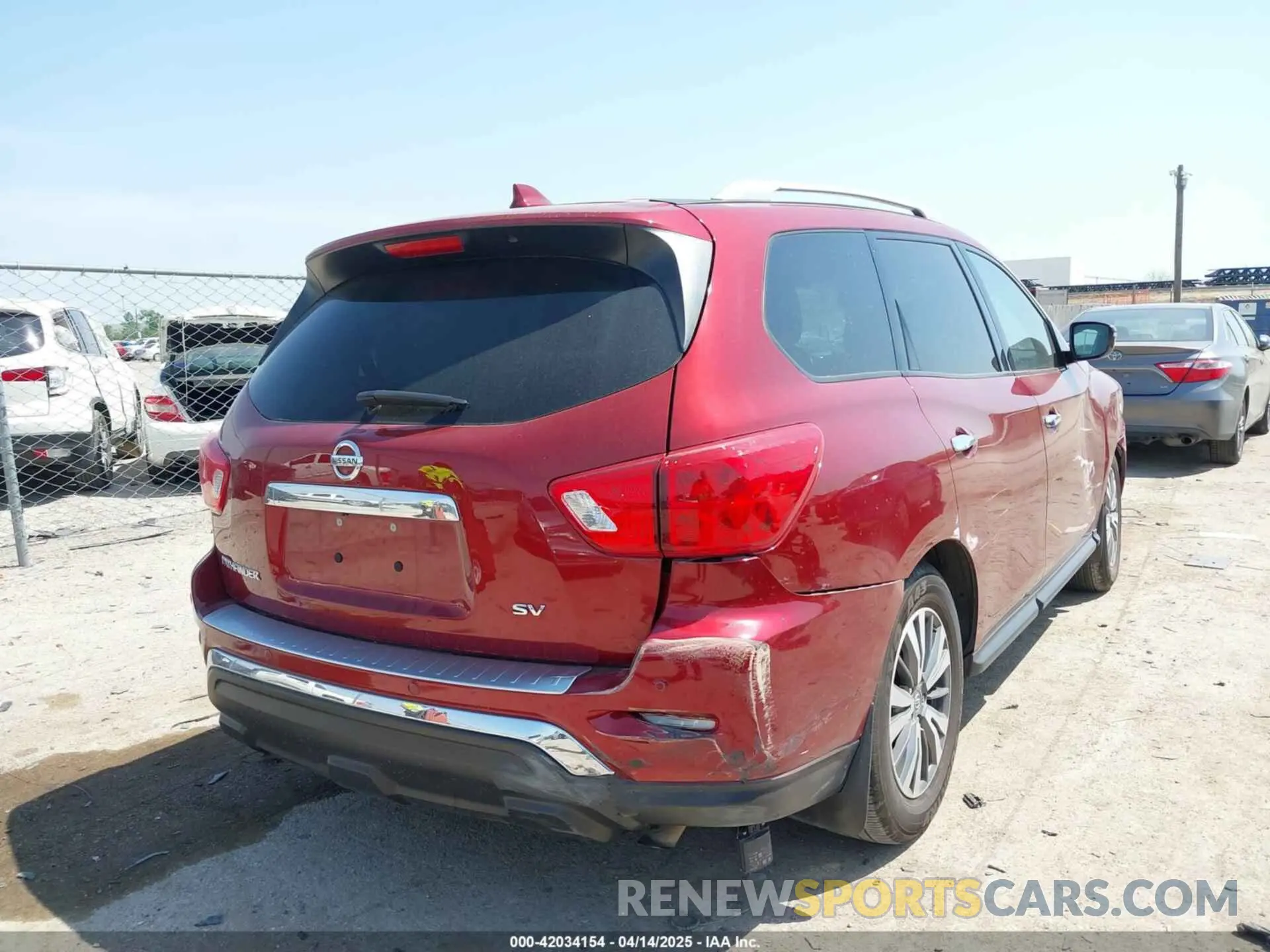 4 Фотография поврежденного автомобиля 5N1DR2BN4LC638360 NISSAN PATHFINDER 2020