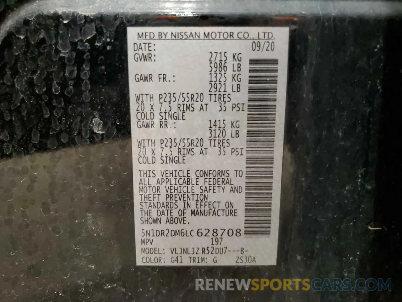 13 Фотография поврежденного автомобиля 5N1DR2DM6LC628708 NISSAN PATHFINDER 2020