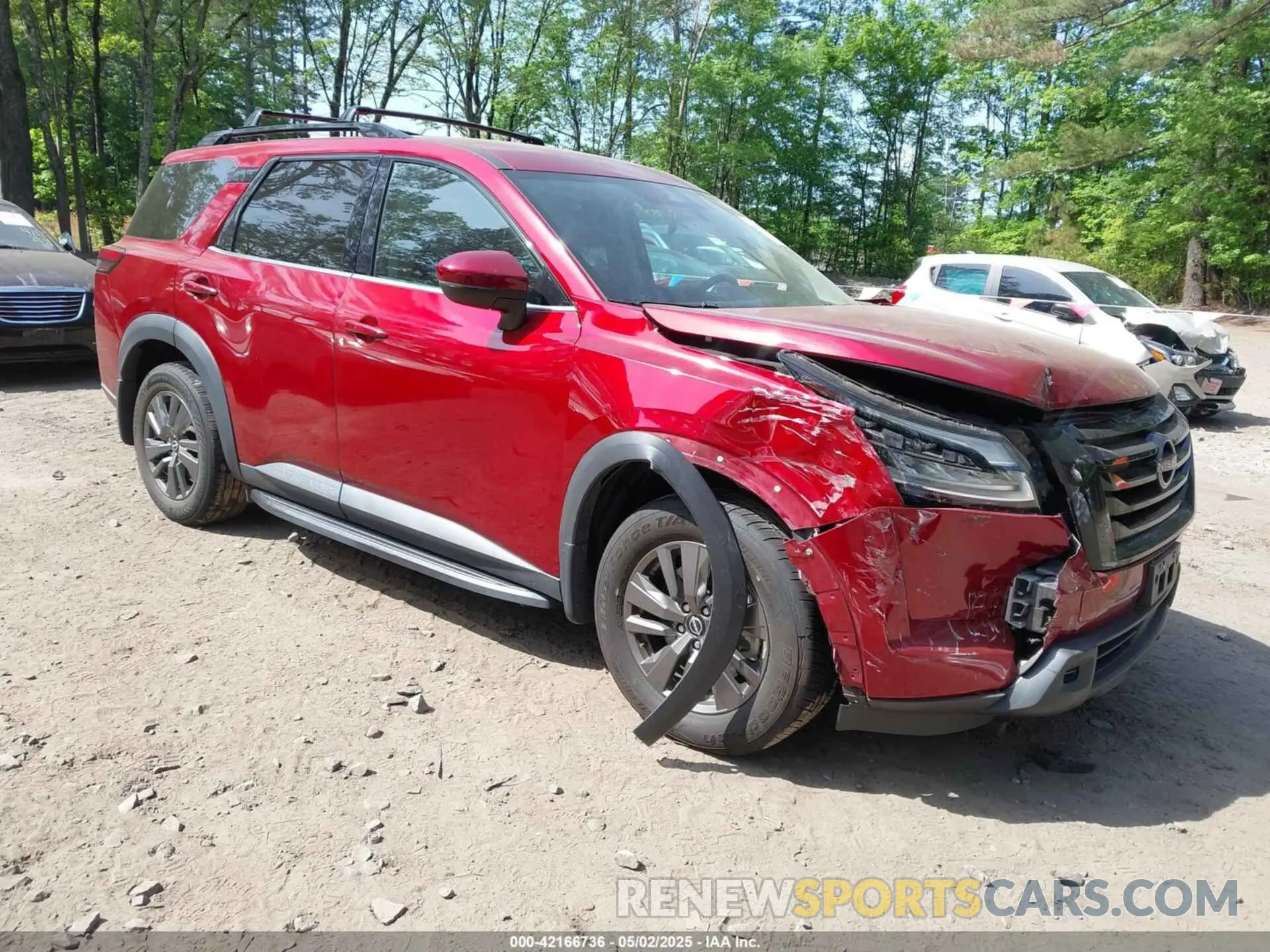 1 Photograph of a damaged car 5N1DR3BA2NC233619 NISSAN PATHFINDER 2022