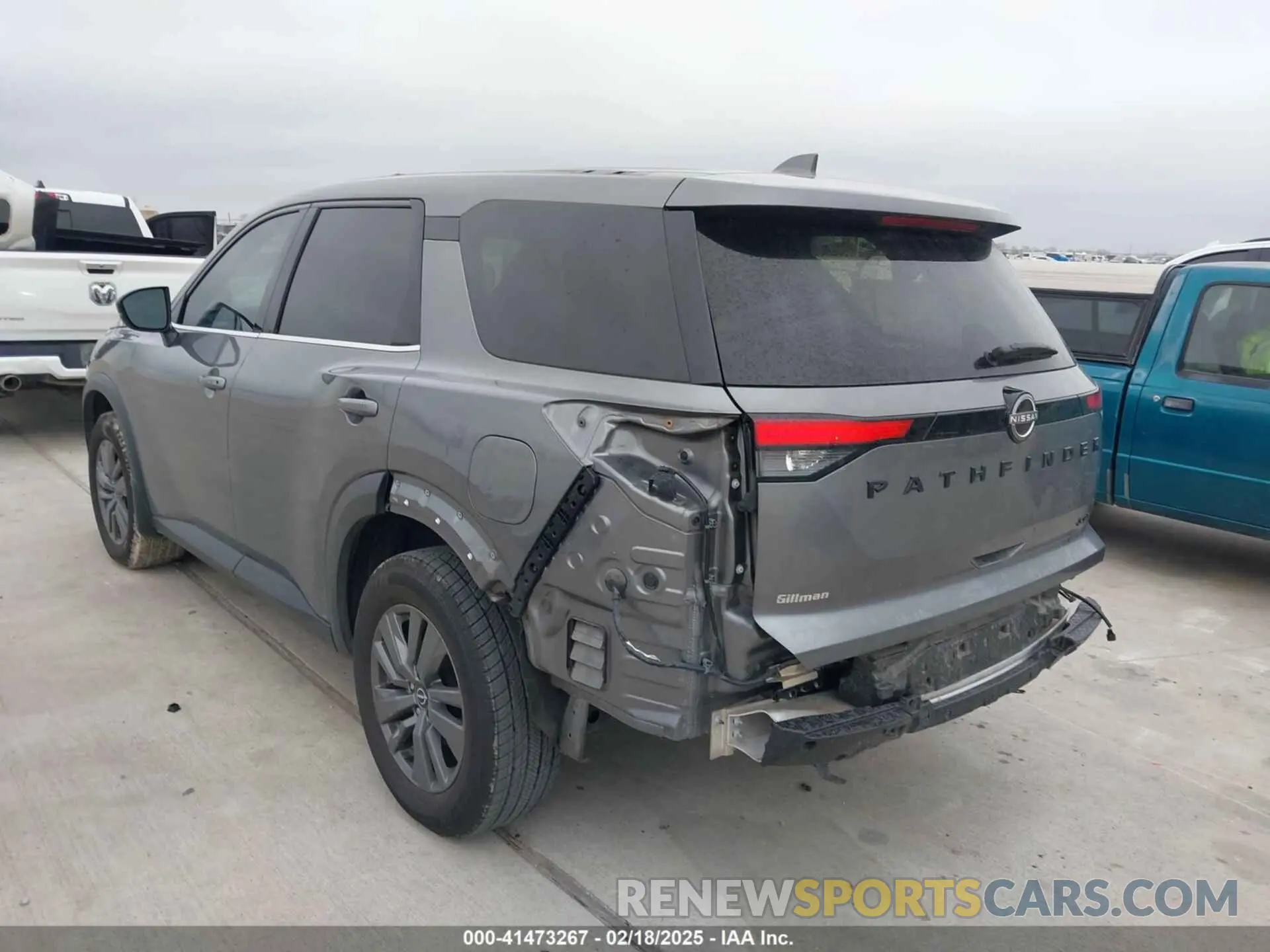 3 Photograph of a damaged car 5N1DR3BA7NC249525 NISSAN PATHFINDER 2022