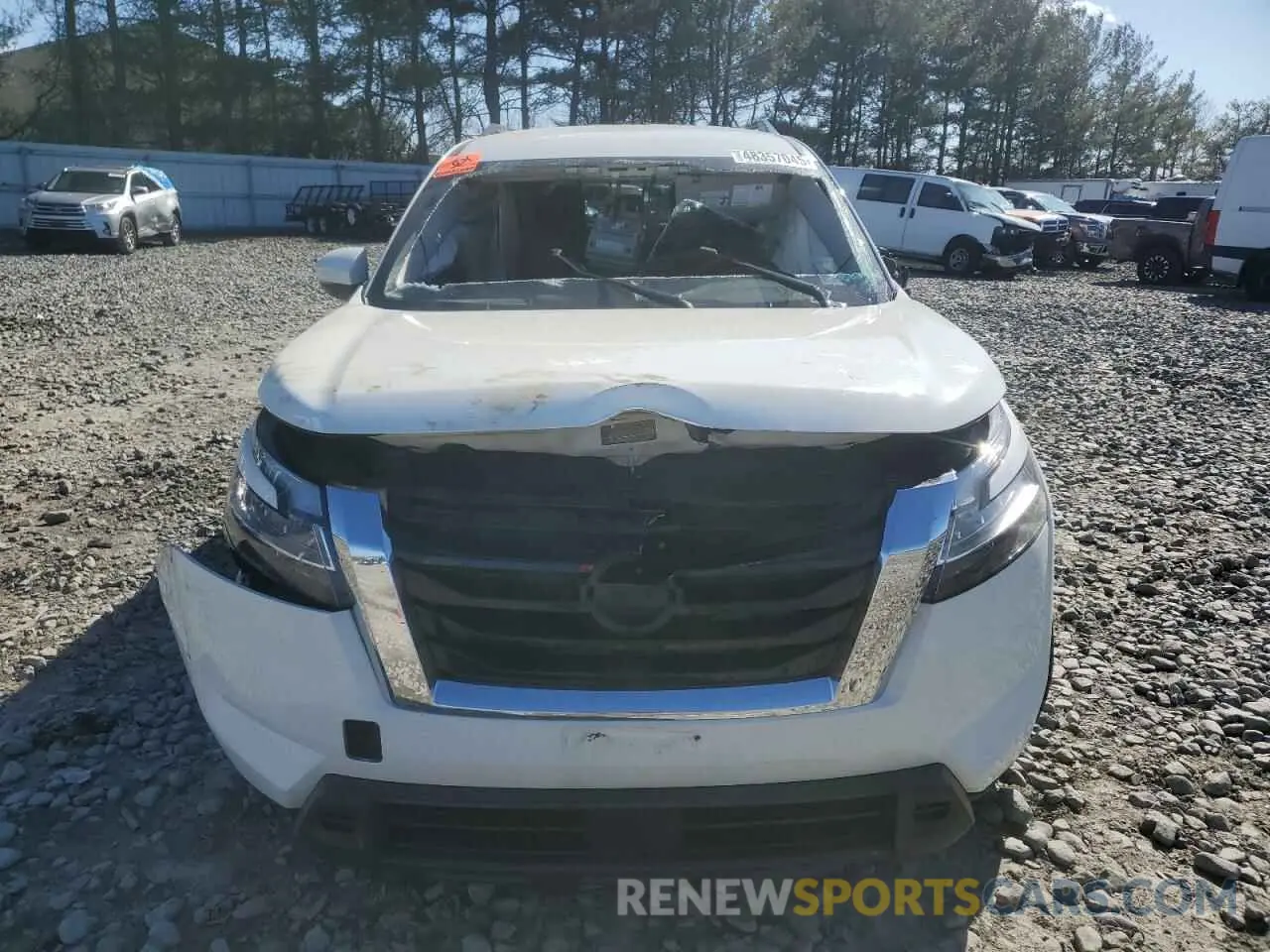 5 Photograph of a damaged car 5N1DR3BAXNC223226 NISSAN PATHFINDER 2022