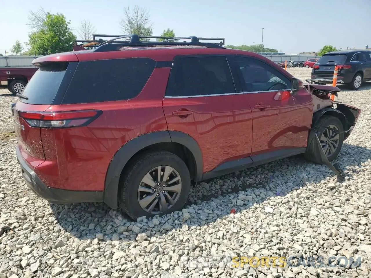 3 Photograph of a damaged car 5N1DR3BC3NC244940 NISSAN PATHFINDER 2022