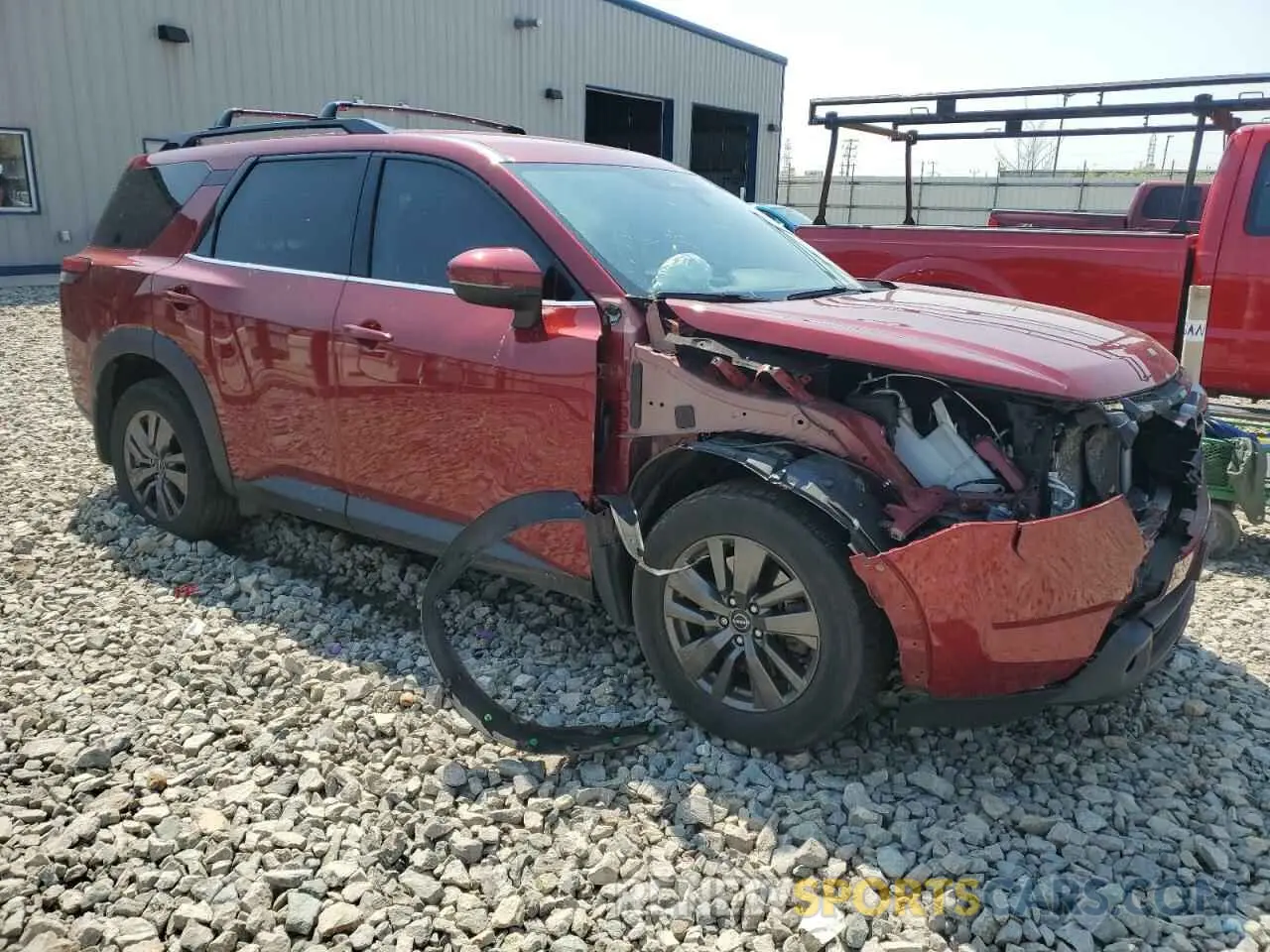 4 Photograph of a damaged car 5N1DR3BC3NC244940 NISSAN PATHFINDER 2022