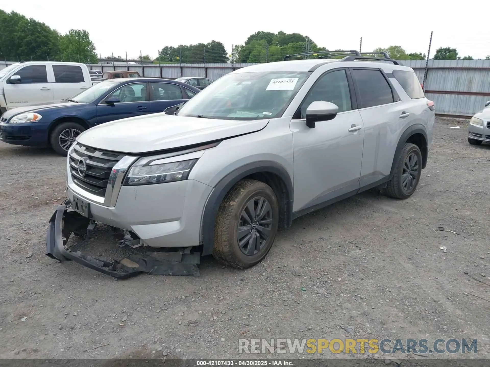 2 Photograph of a damaged car 5N1DR3BC6NC241692 NISSAN PATHFINDER 2022