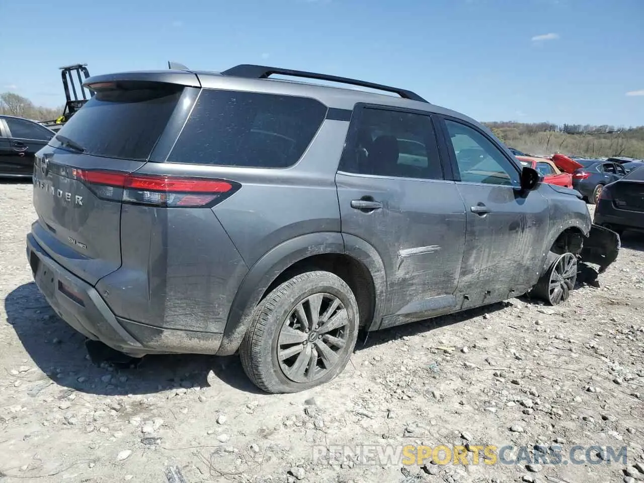 3 Photograph of a damaged car 5N1DR3BC8NC215093 NISSAN PATHFINDER 2022